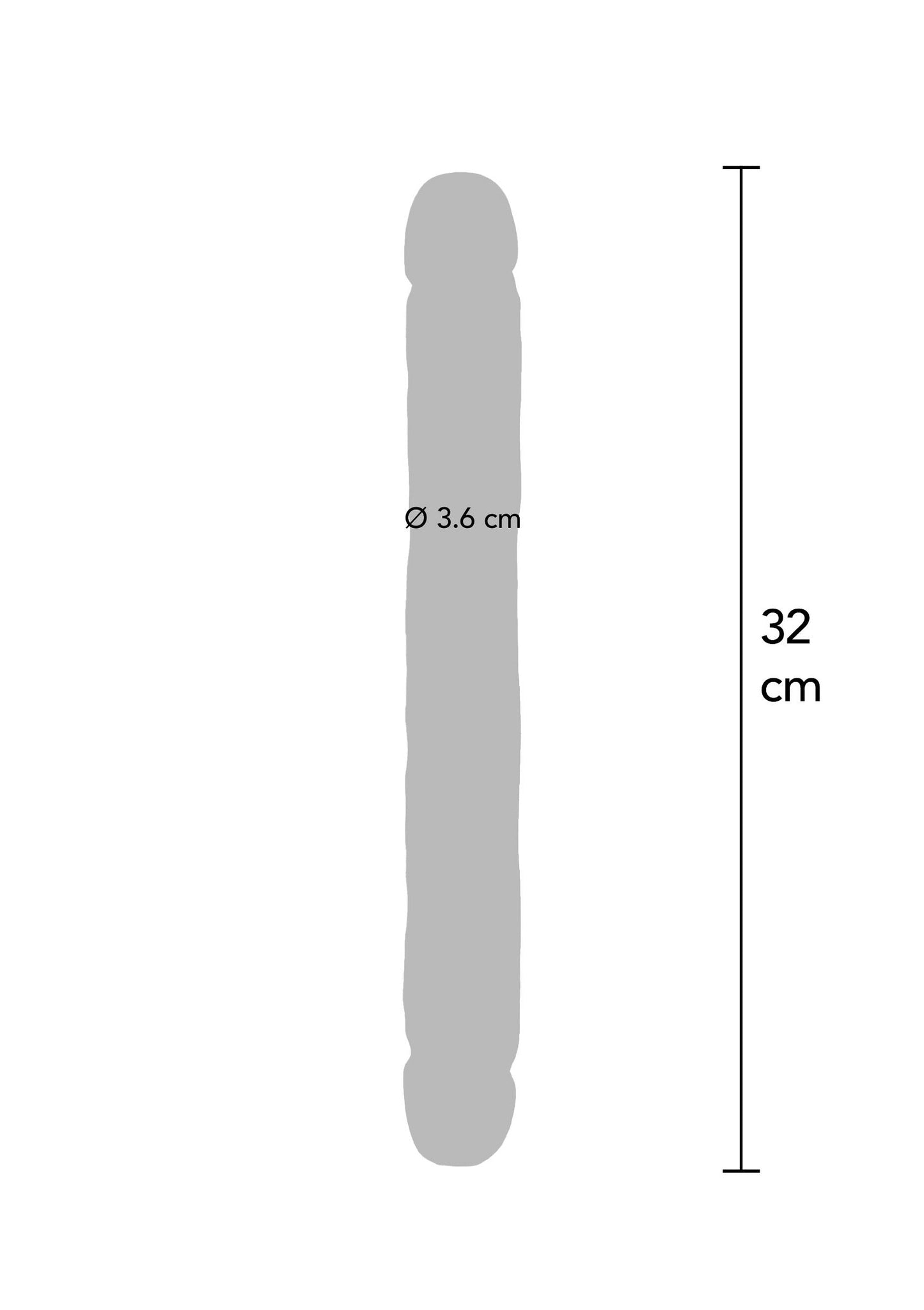 Double Dong PVC 32 cm