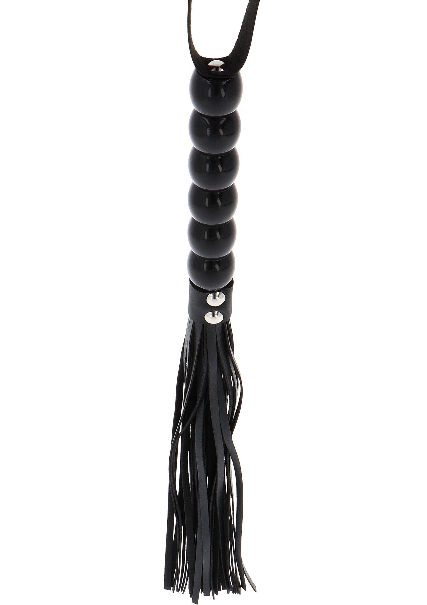 Long Beaded Flogger Whip