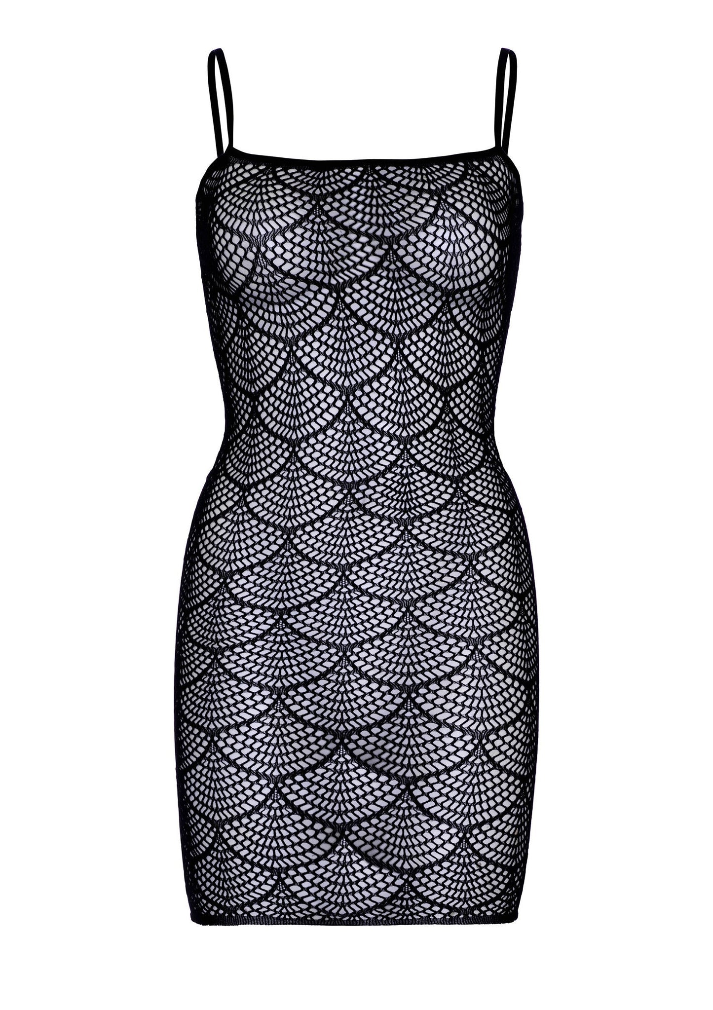 Shell Net Mini Dress