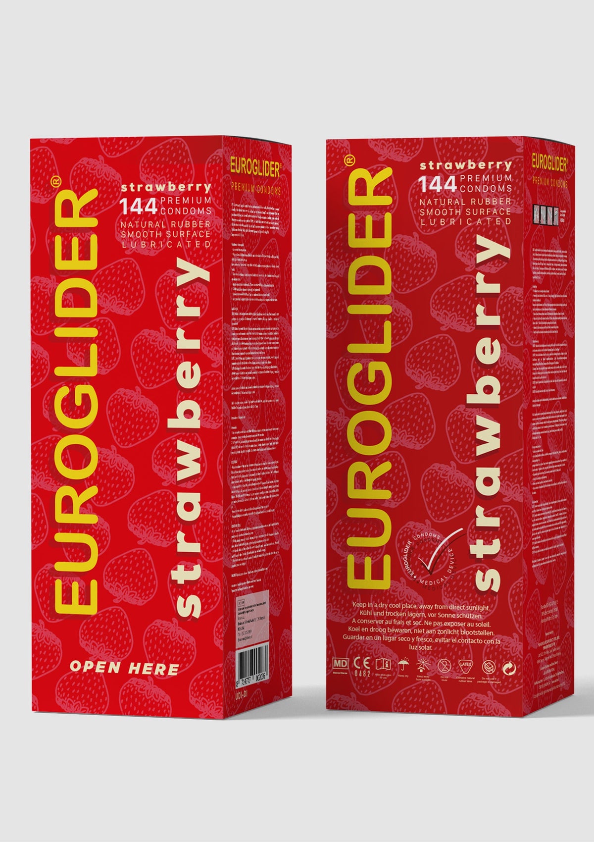Euroglider Strawberry 144 pcs