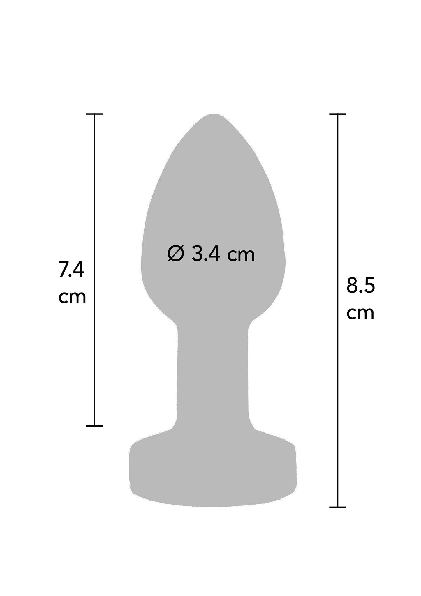 The Glider Vibrating Plug Medium