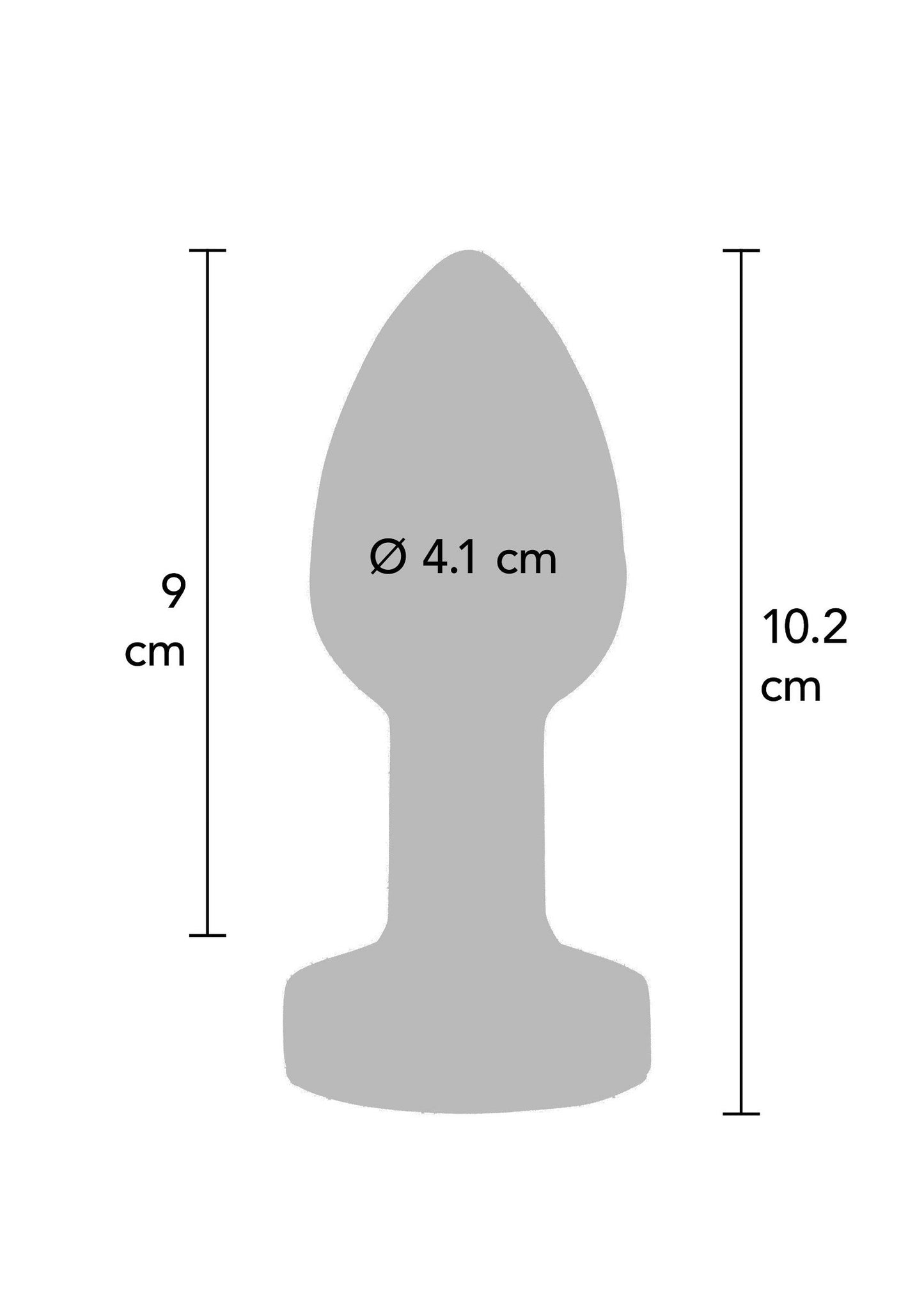 The Glider Vibrating Plug Large