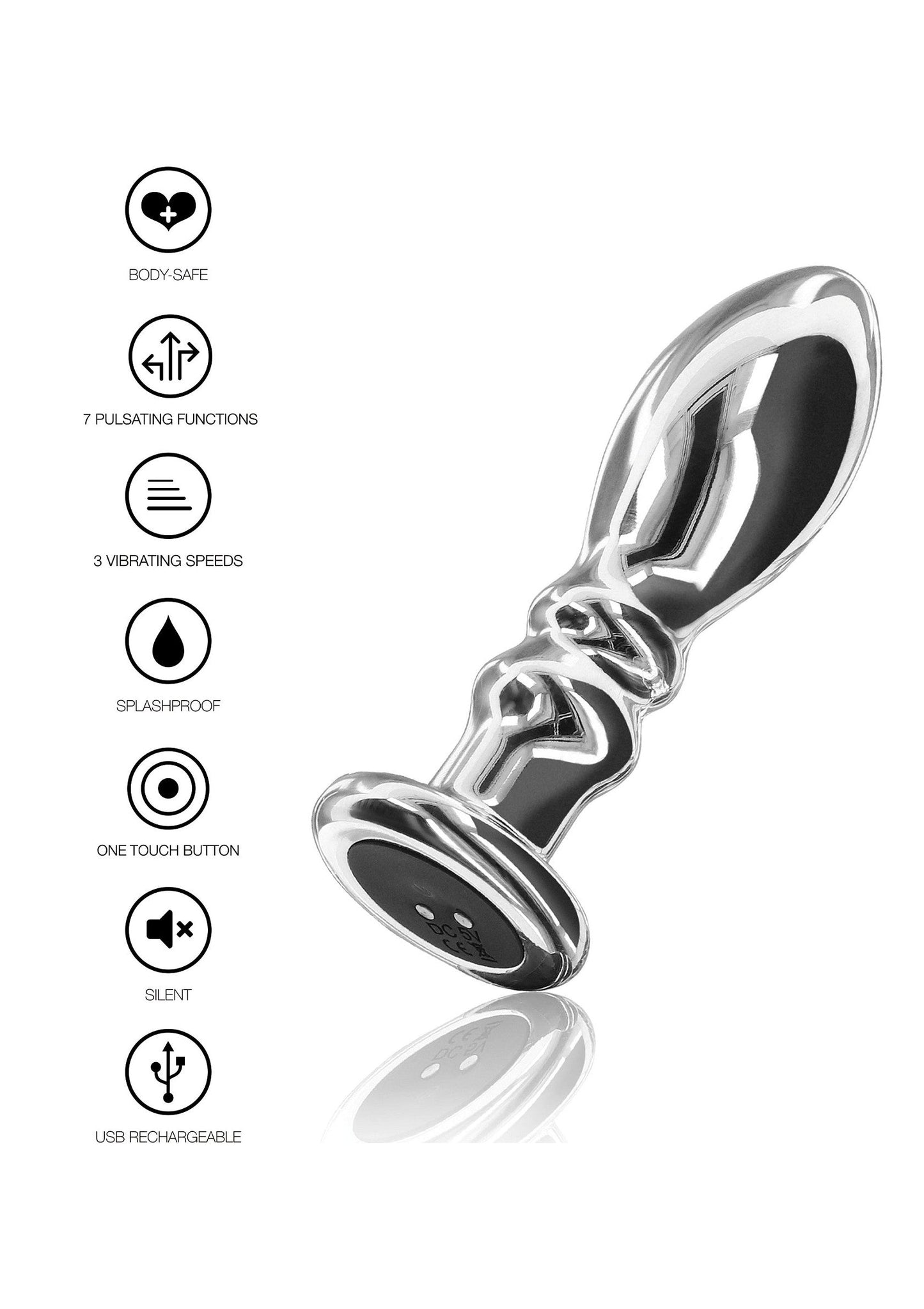The Slider Vibrating Plug Large
