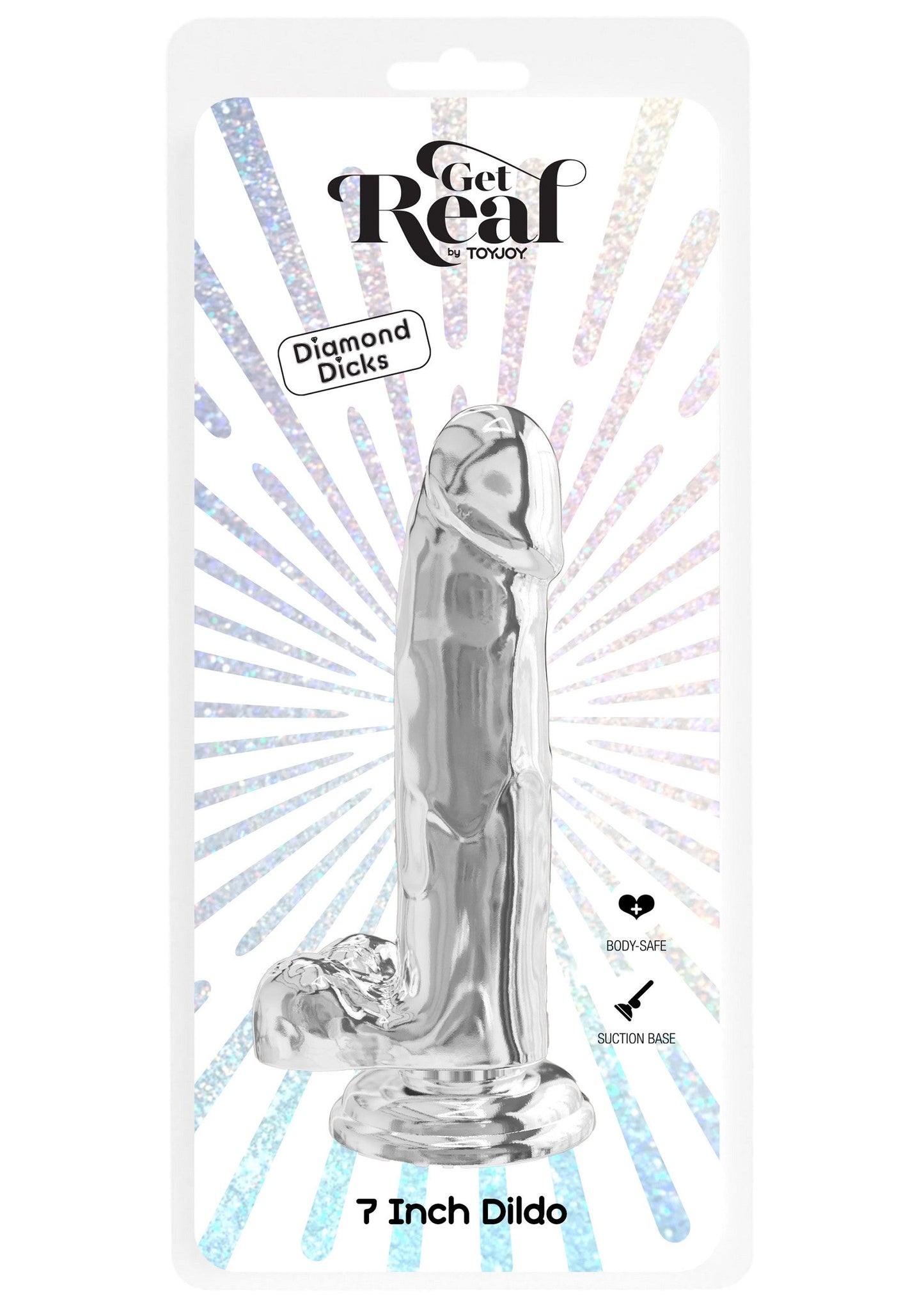 Clear Dildo TPE 18 cm