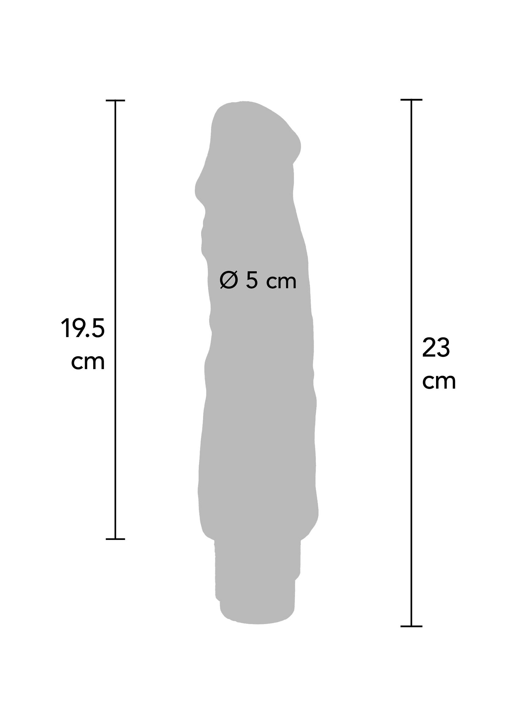 Dual Density Vibrator TPE 23 cm