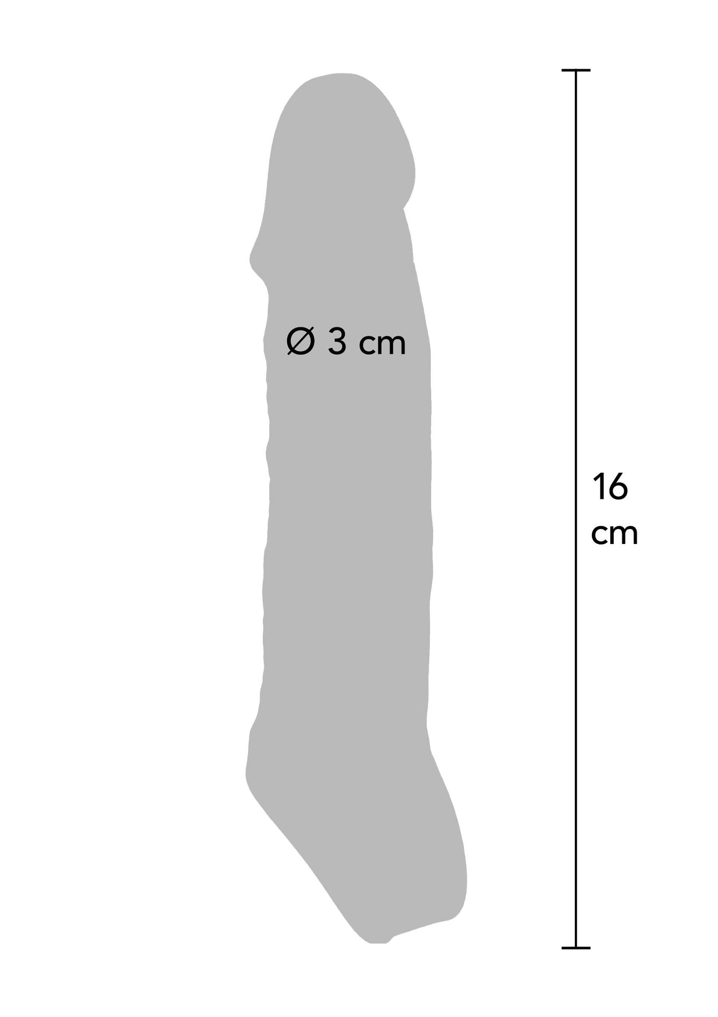 Extension Sleeve TPE Medium 16 cm