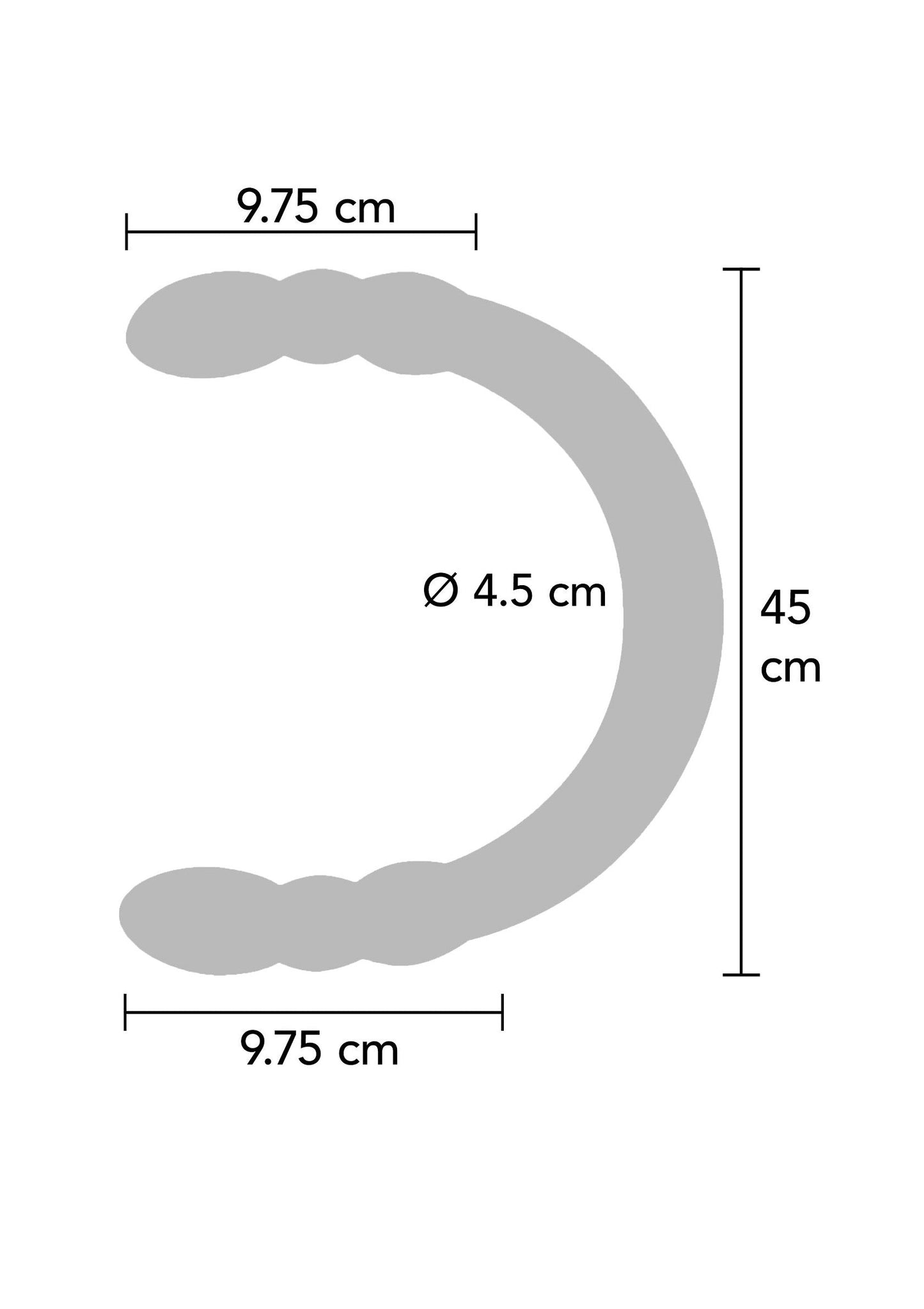 Double Digger Dong 45 cm