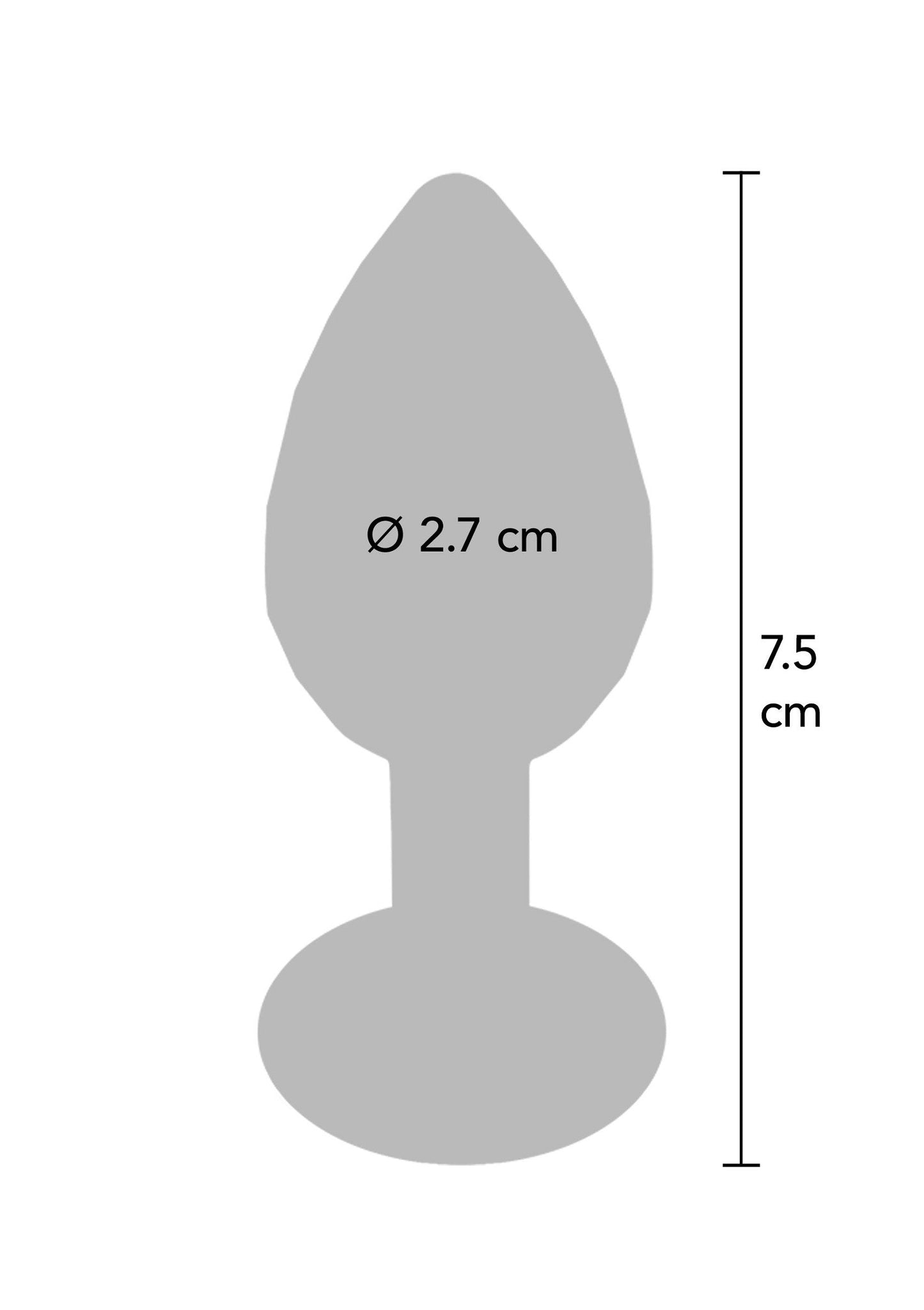 Disco Diamond Plug Small