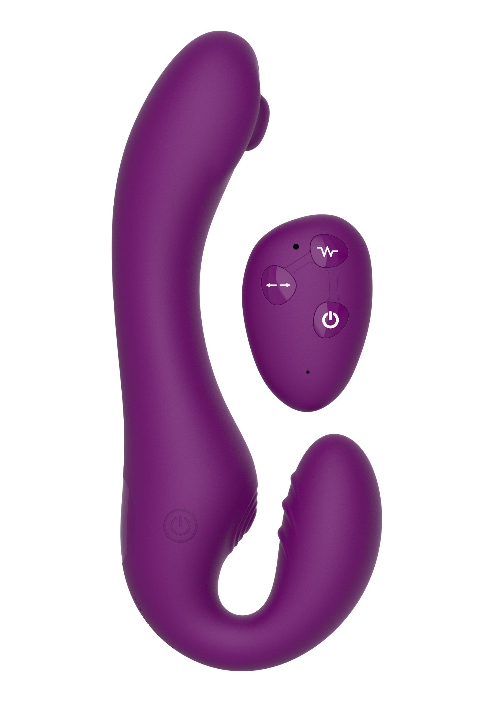 Strapless Strap-On Pulse Vibrator