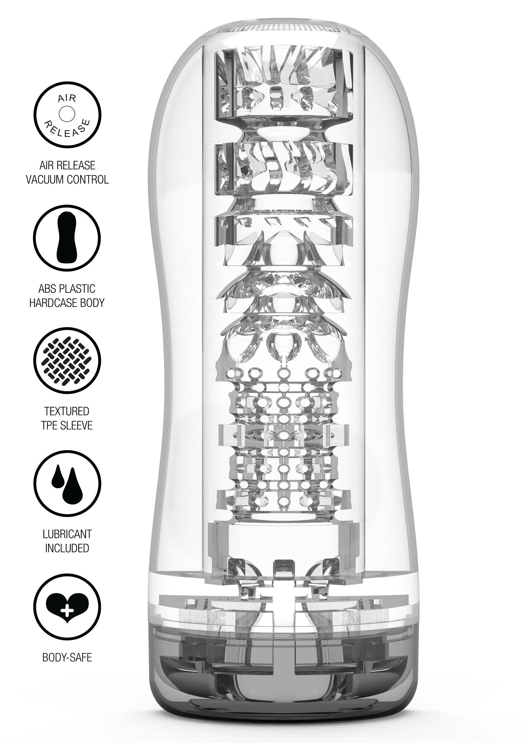 Clear Blast Vacuum Stroker
