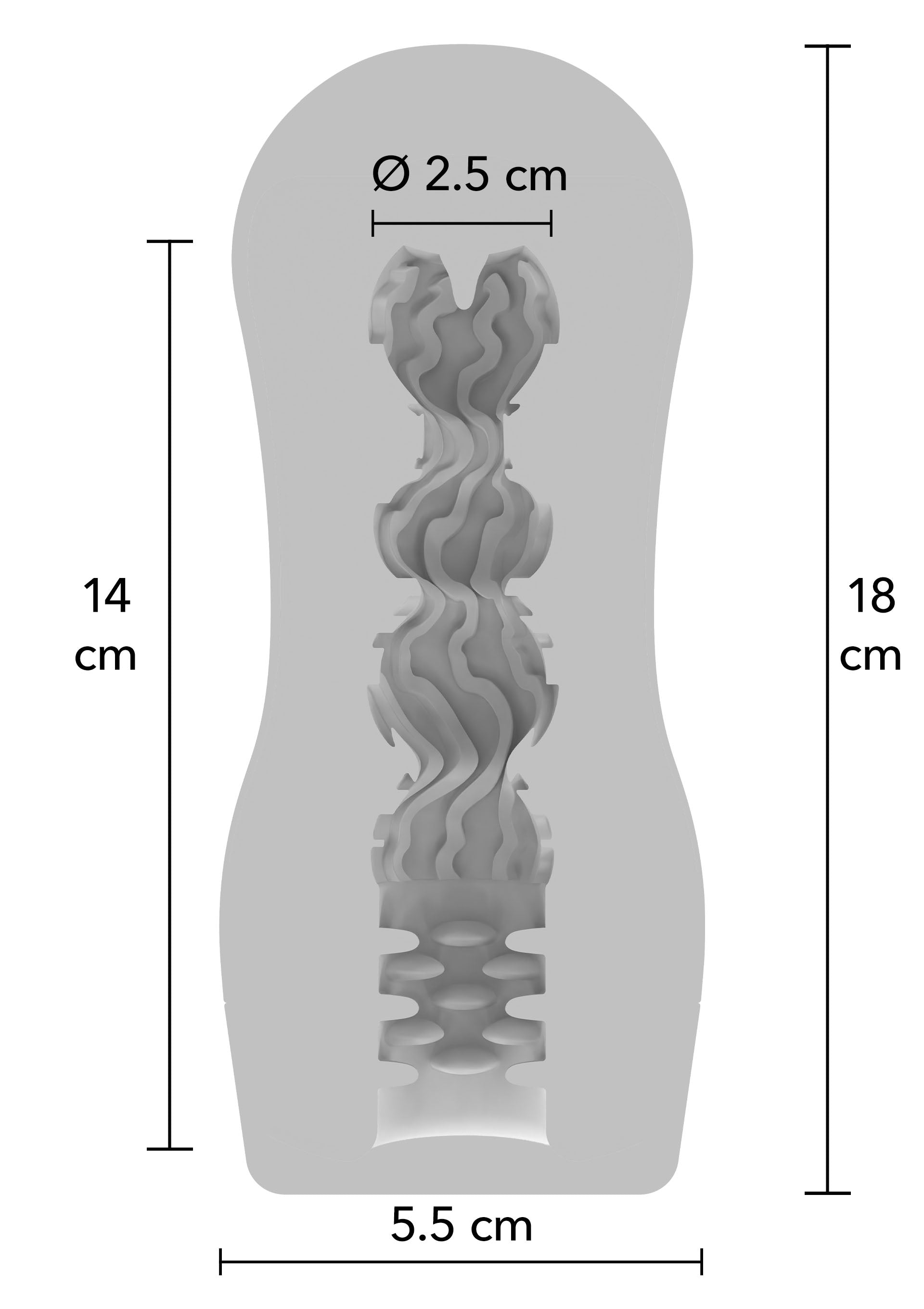 Clear Wave Vacuum Stroker