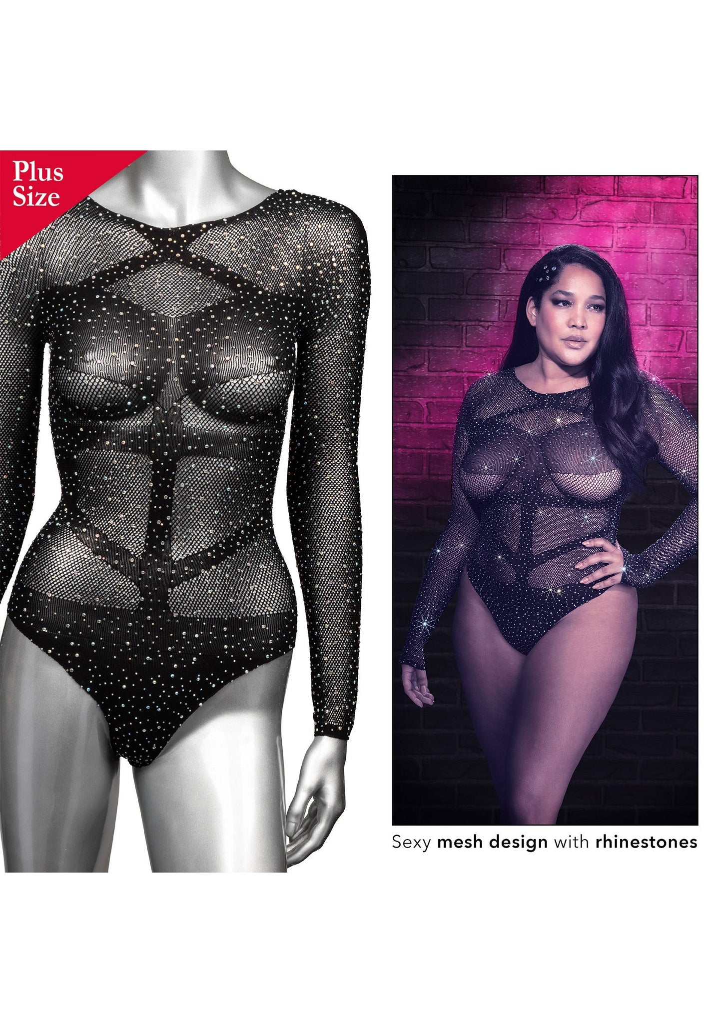Long Sleeve Bodysuit Plus