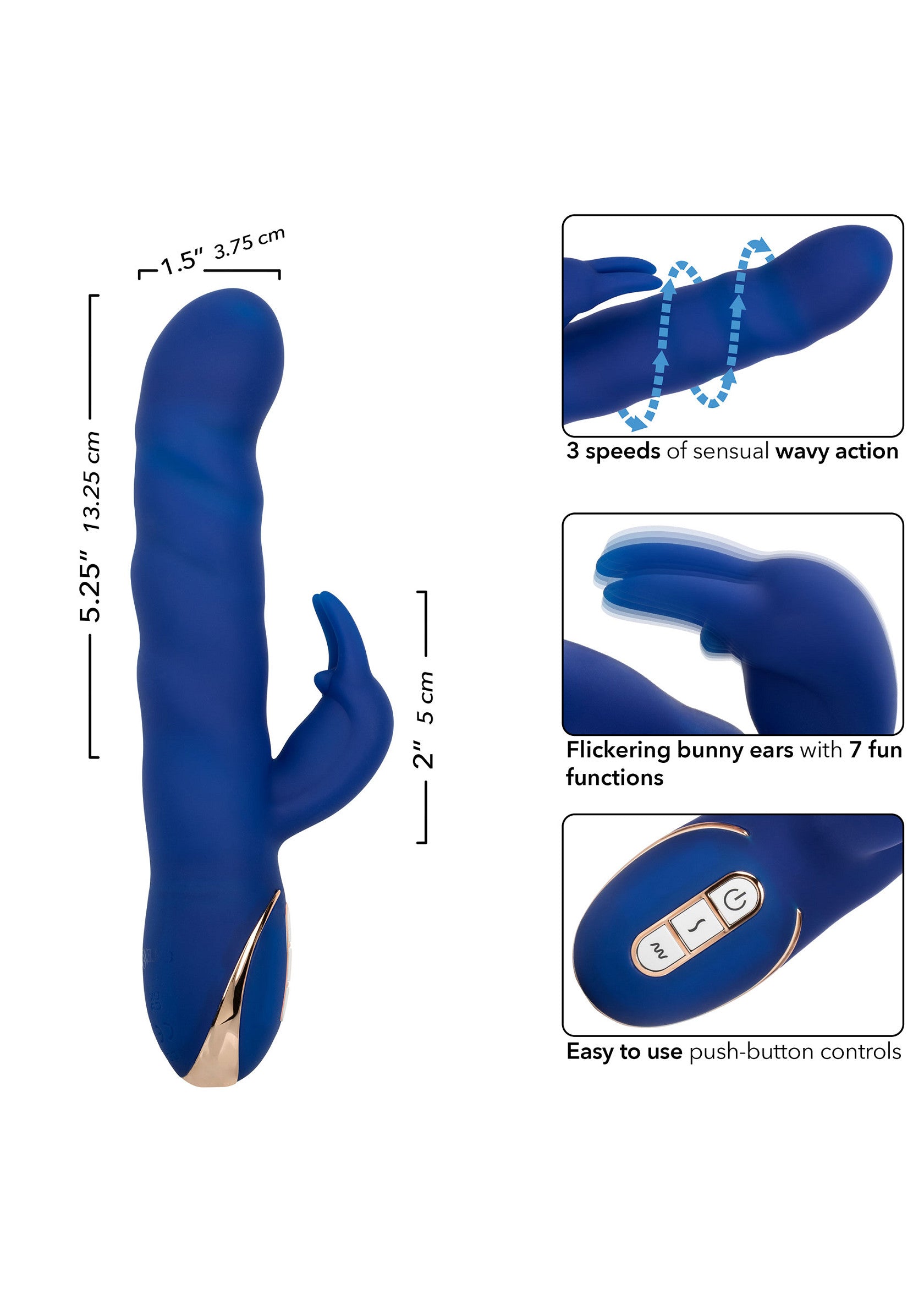Silicone Wave Motion Rabbit