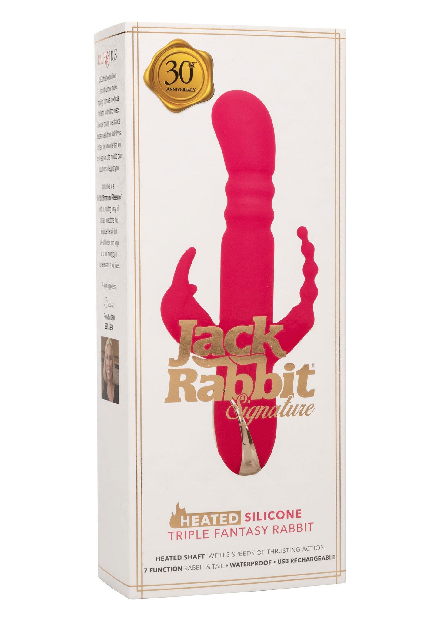 Heated Silicone Triple Rabbit