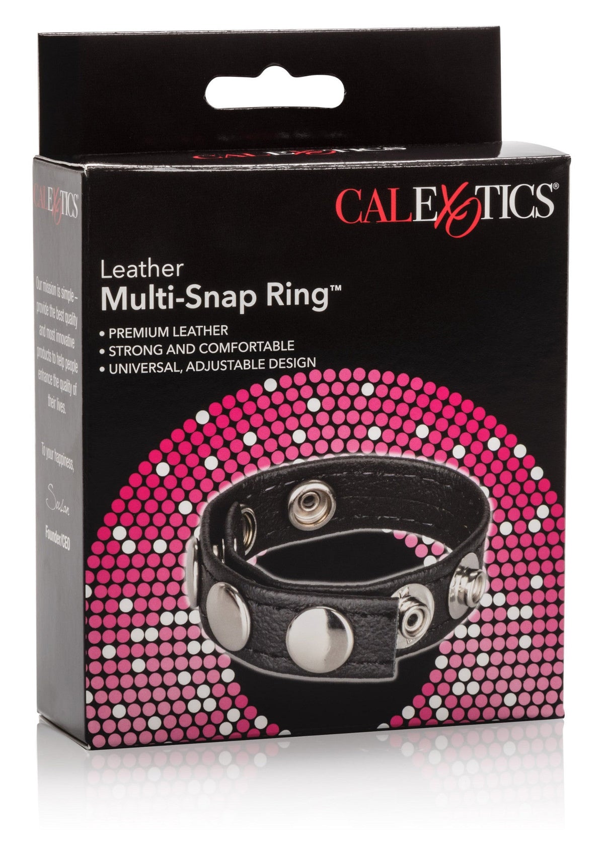 Leather Multi-Snap Ring