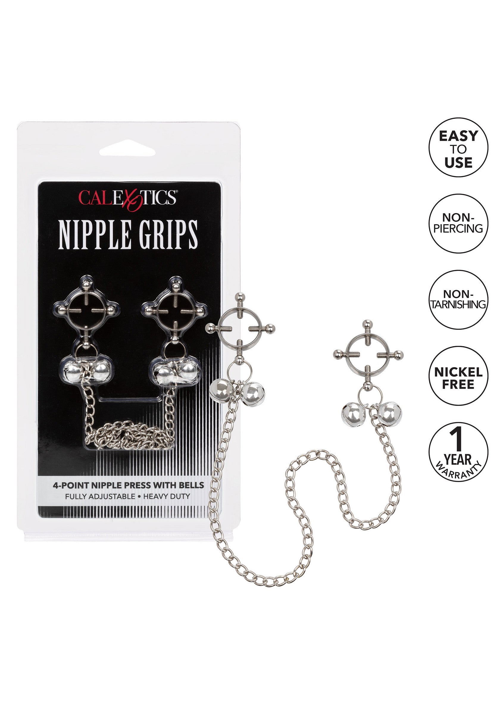 4 Point Nipple Press With Bells