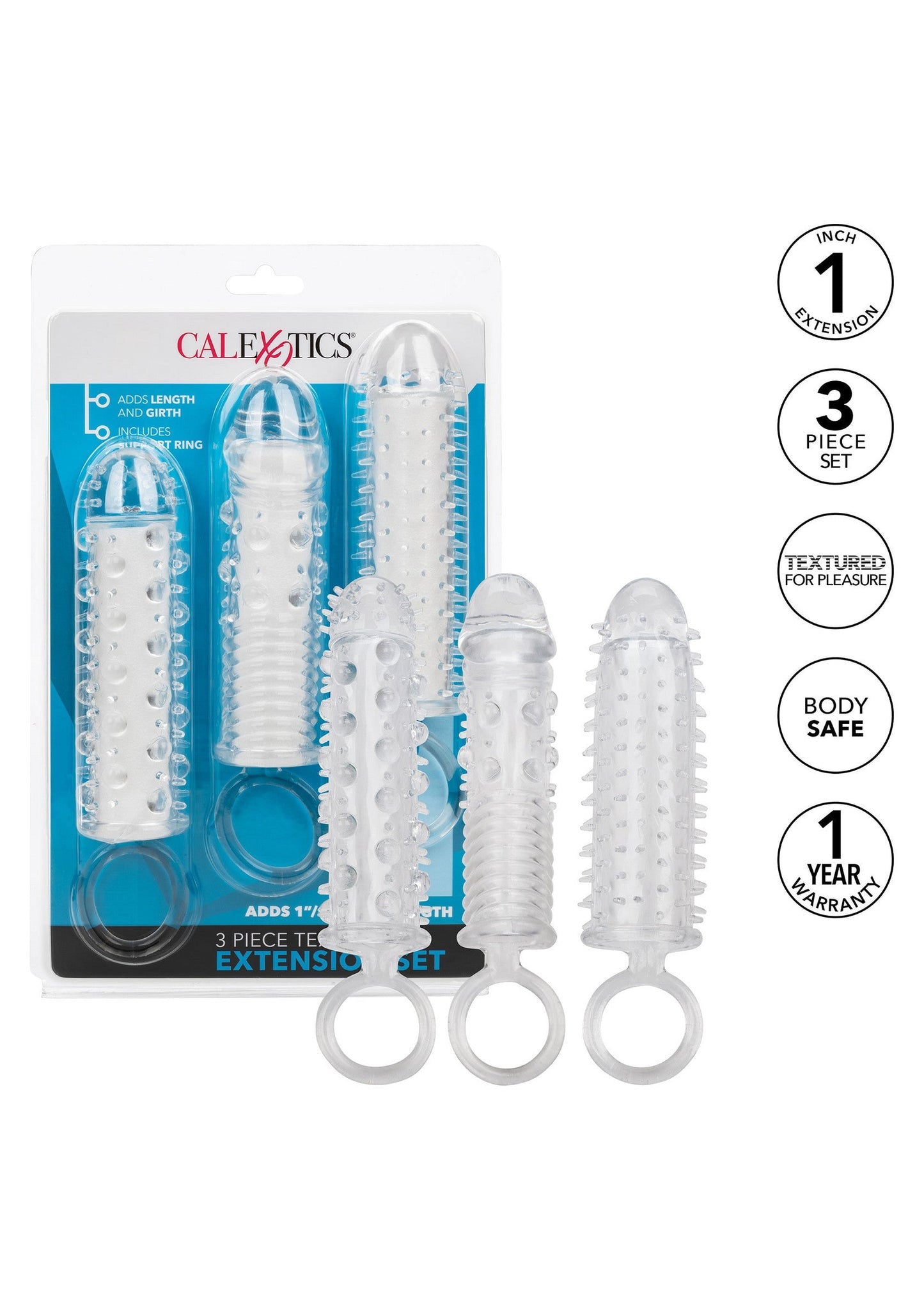 Textured Extension Set 3 pcs
