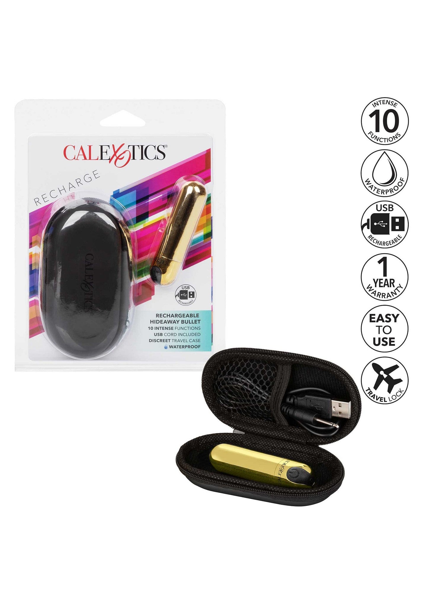 Rechargeable Hideaway Bullet