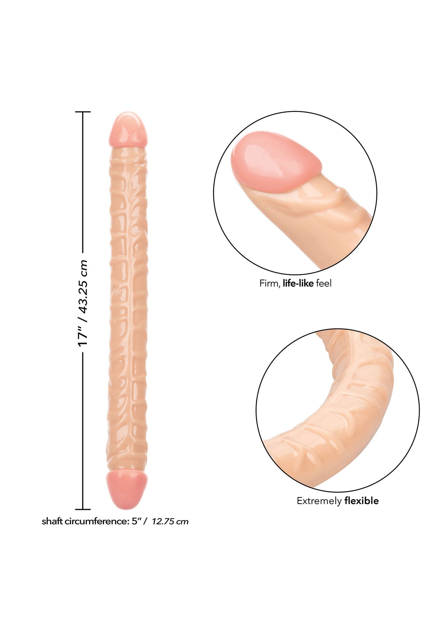 Size Queen Double Dong 17 inch