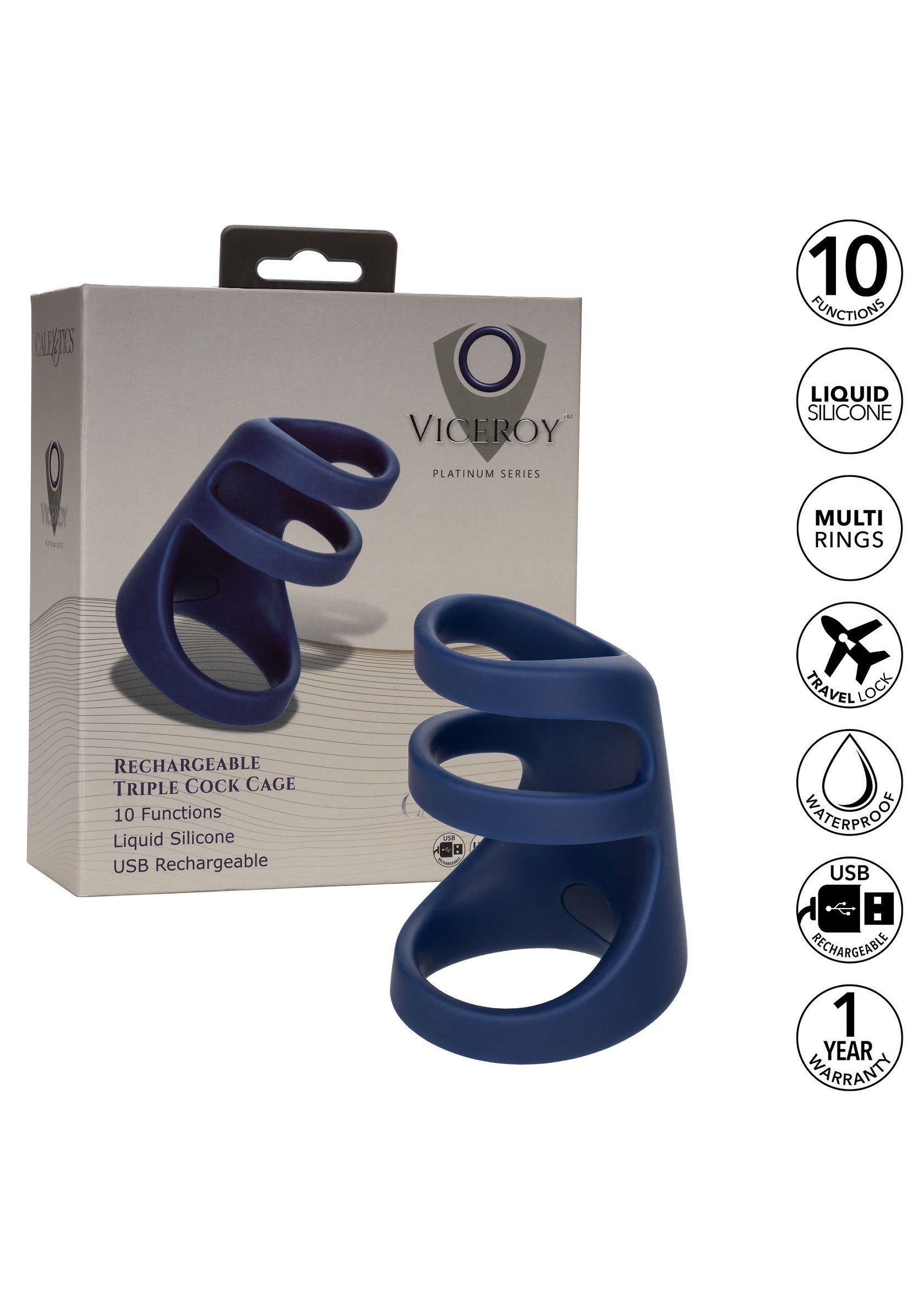 Rechargeable Triple Cock Cage