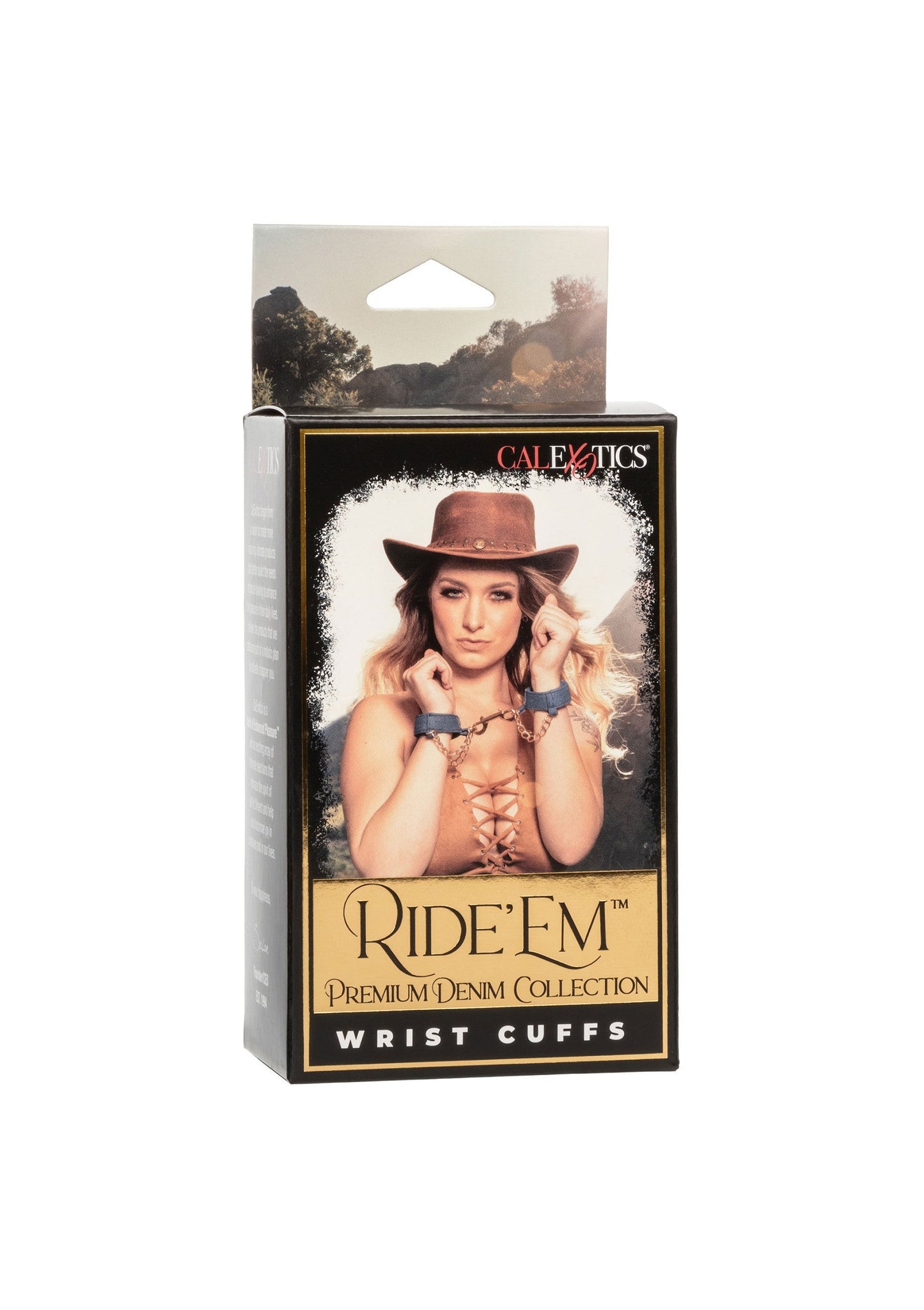 Ride Em Denim Wrist Cuffs