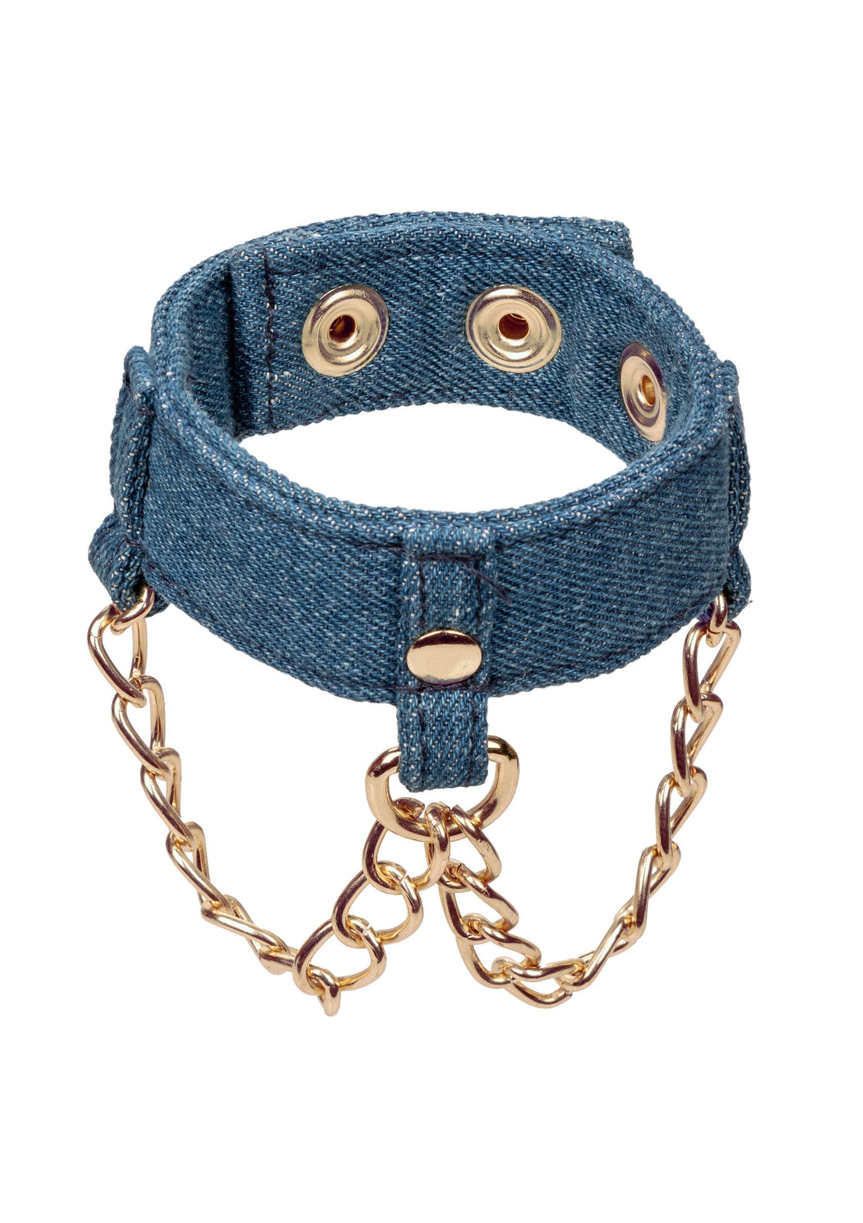 Ride Em Denim Wrist Cuffs