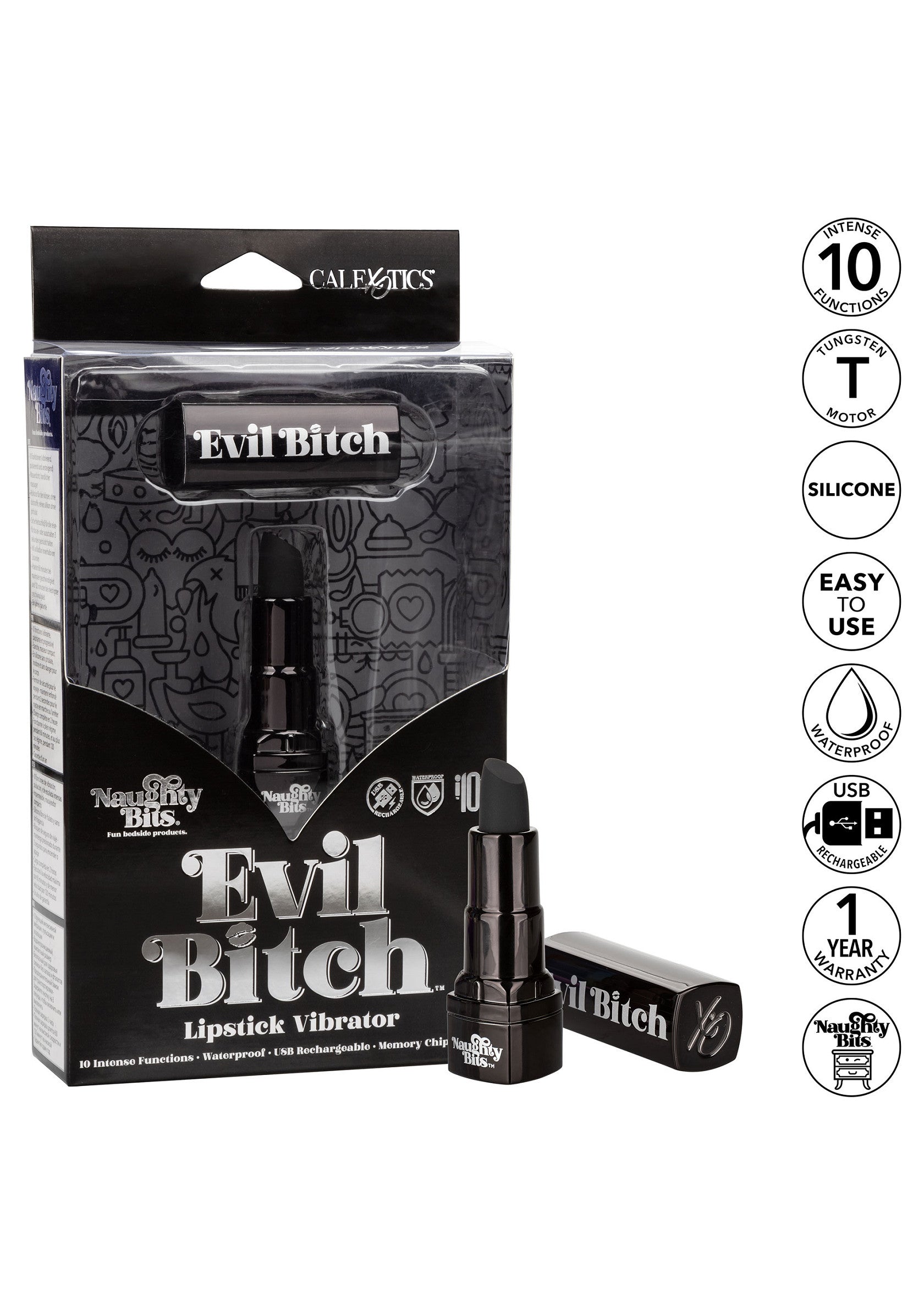 Evil Bitch Lipstick Vibrator