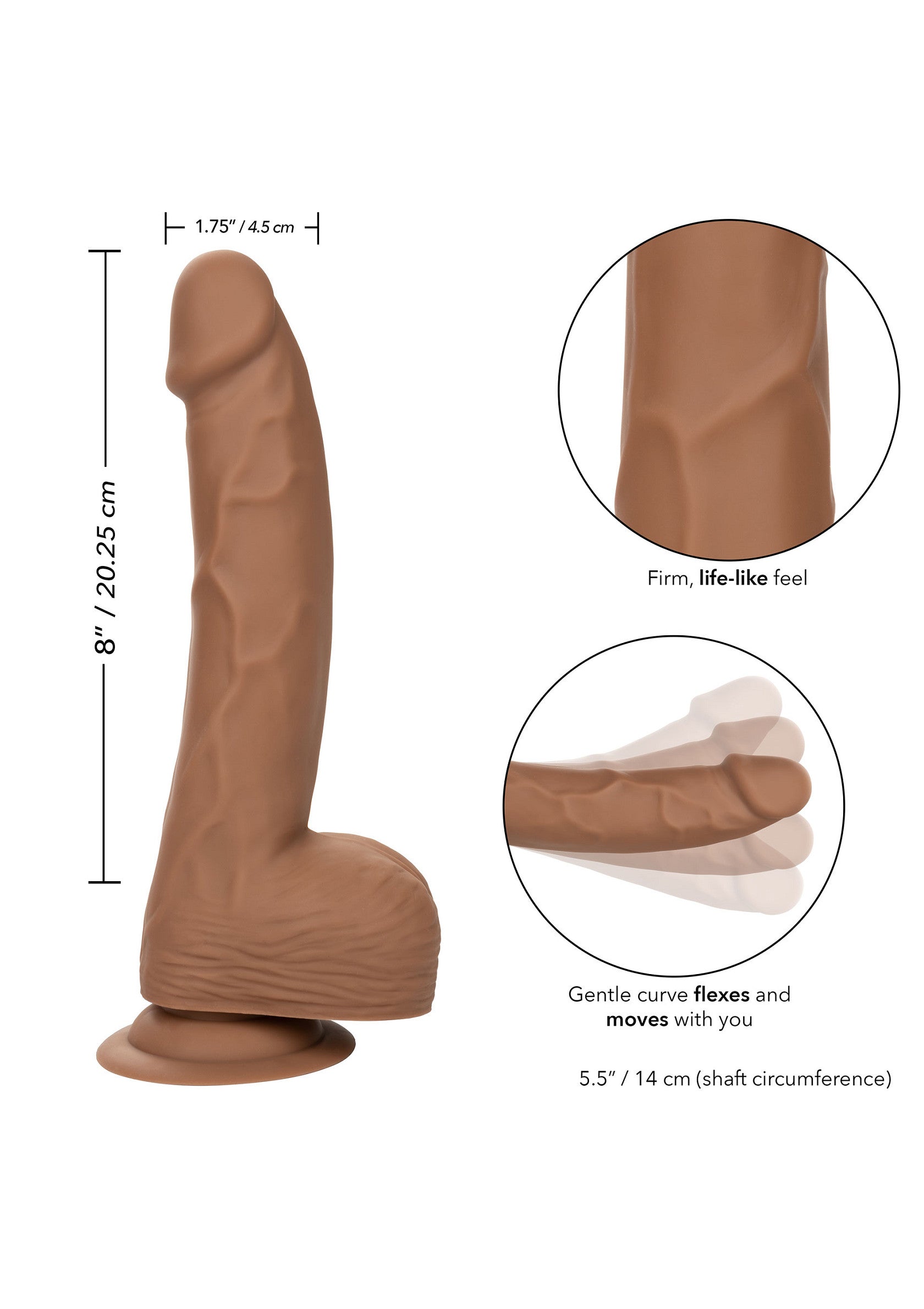 Silicone Studs 8 inch