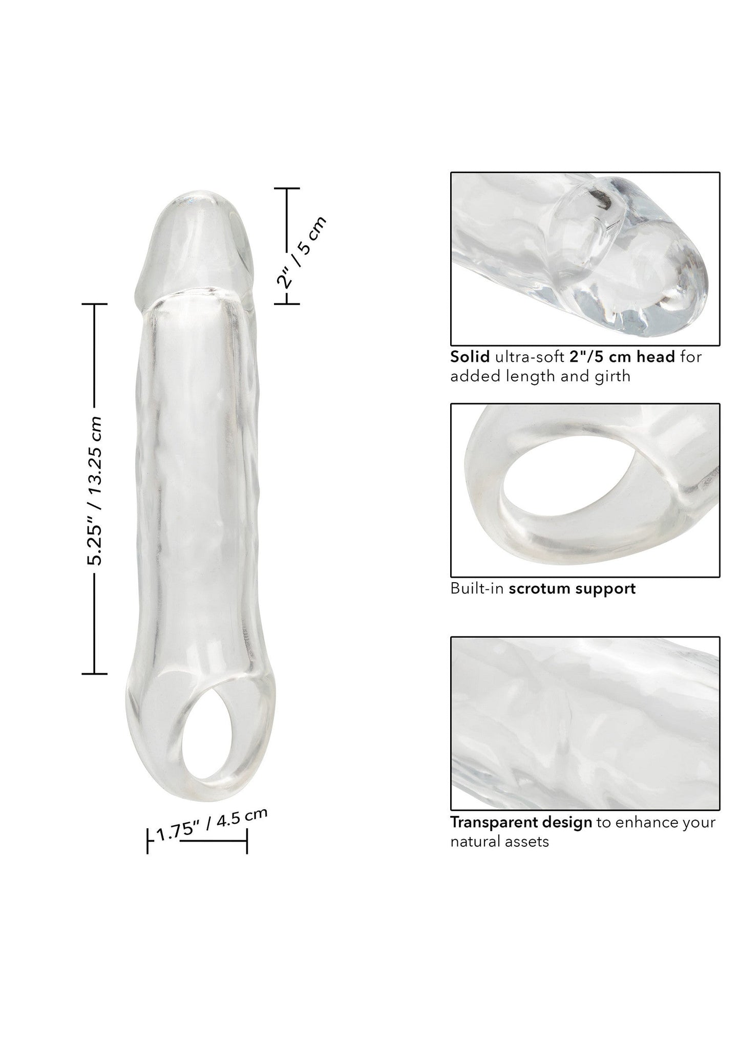 Clear Extension 7.5 inch