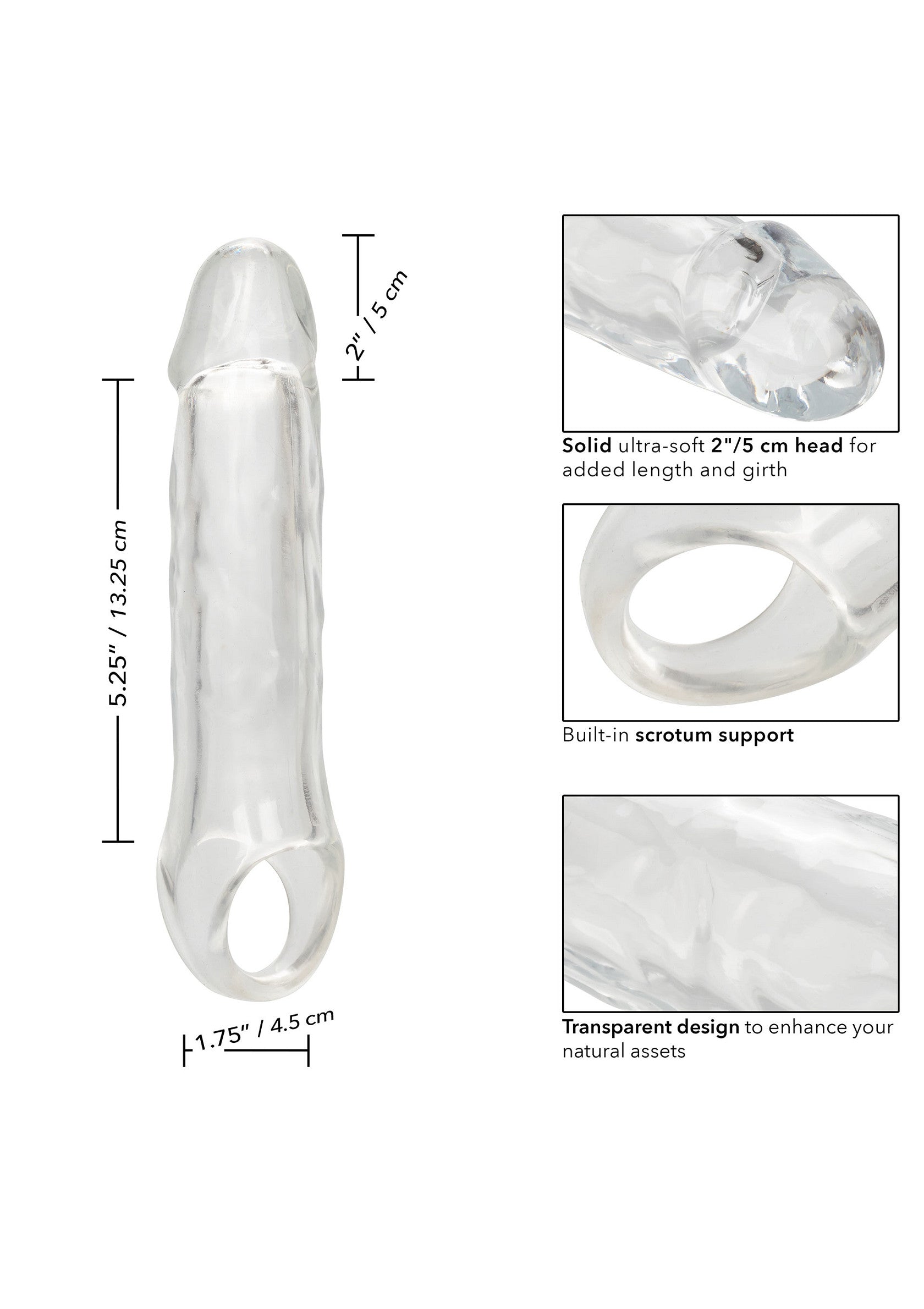 Clear Extension 7.5 inch