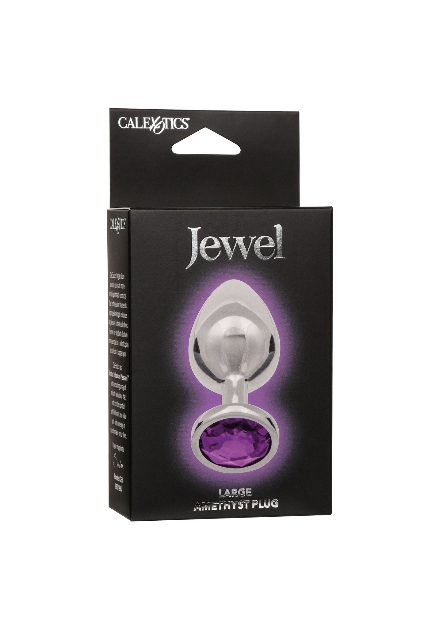 Jewel Large Amethyst Plug