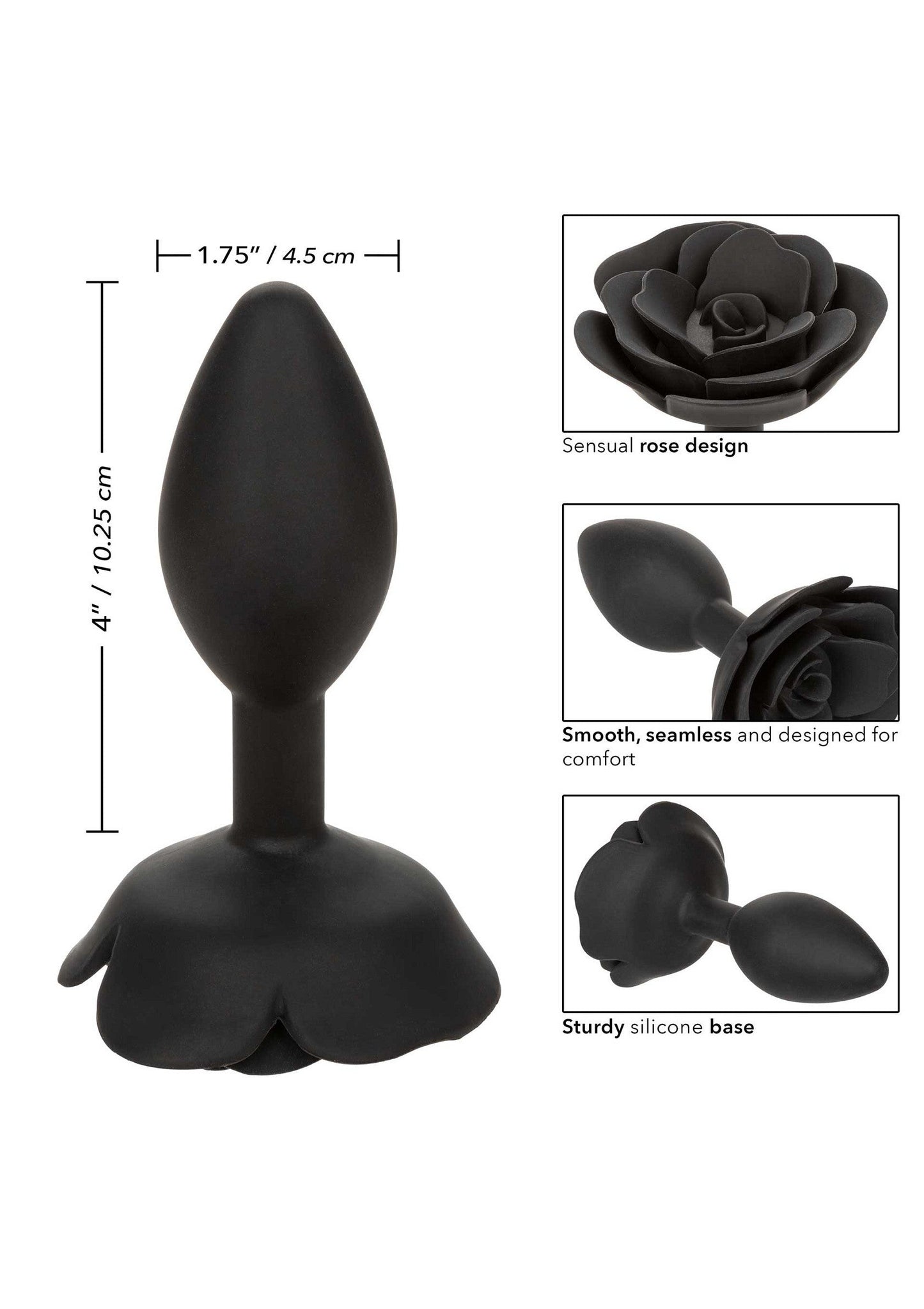 Rose Anal Plug Large