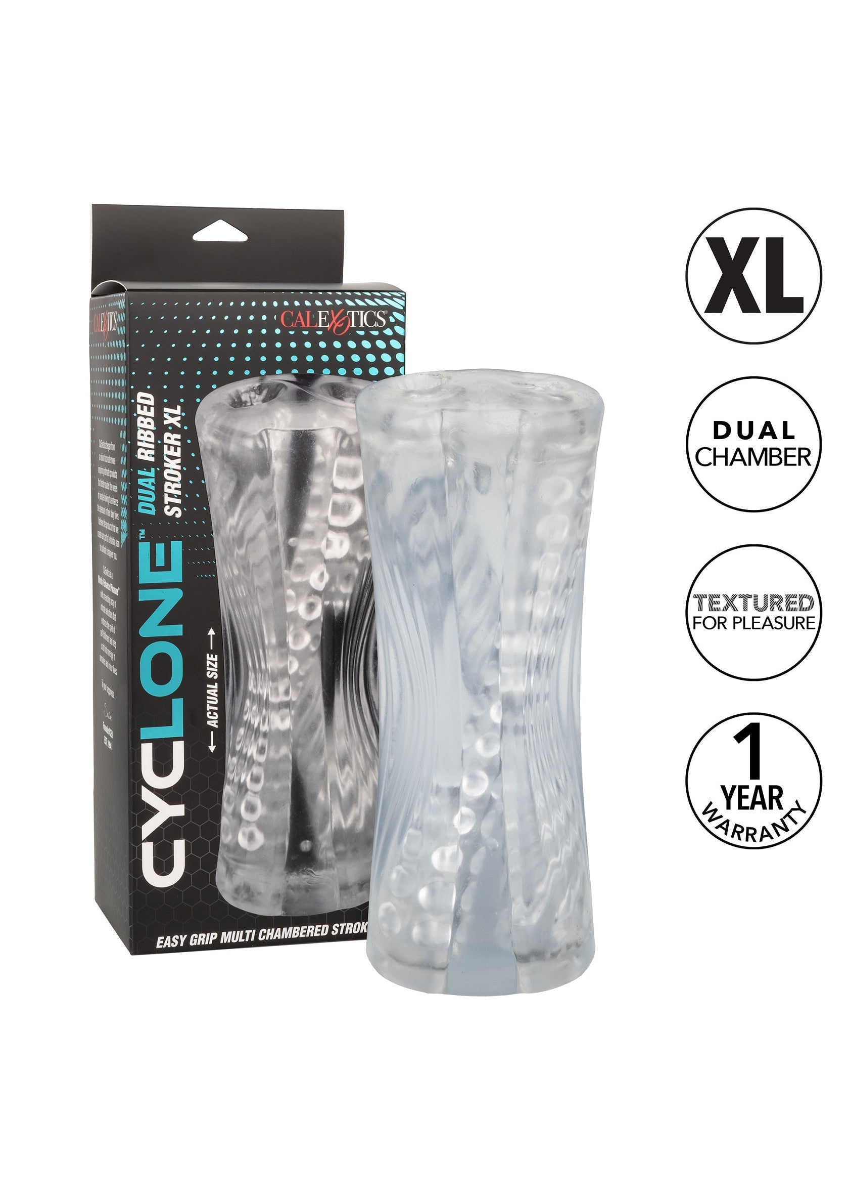 Dual Ribbed Stroker XL