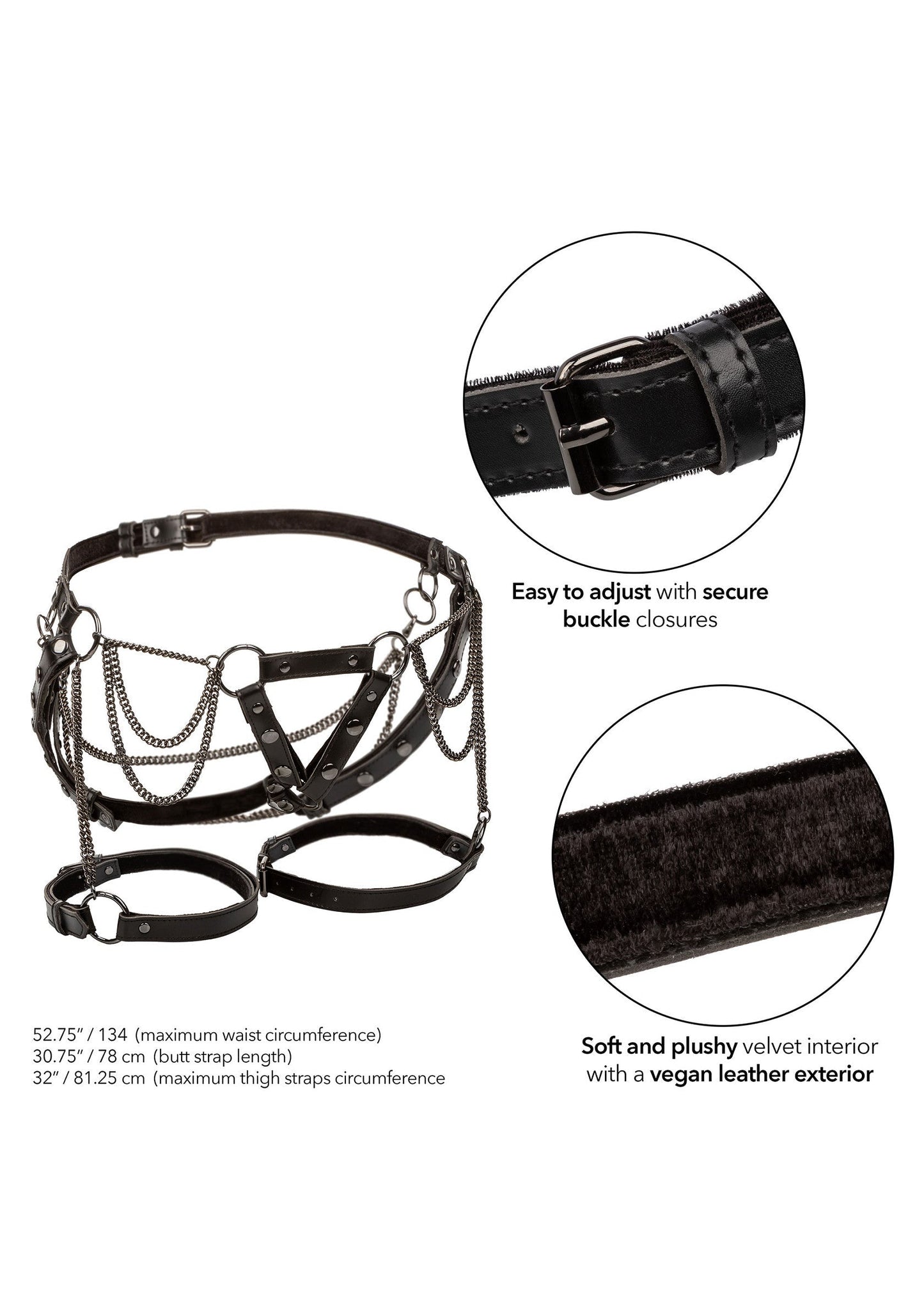 Harness With Chains Plus
