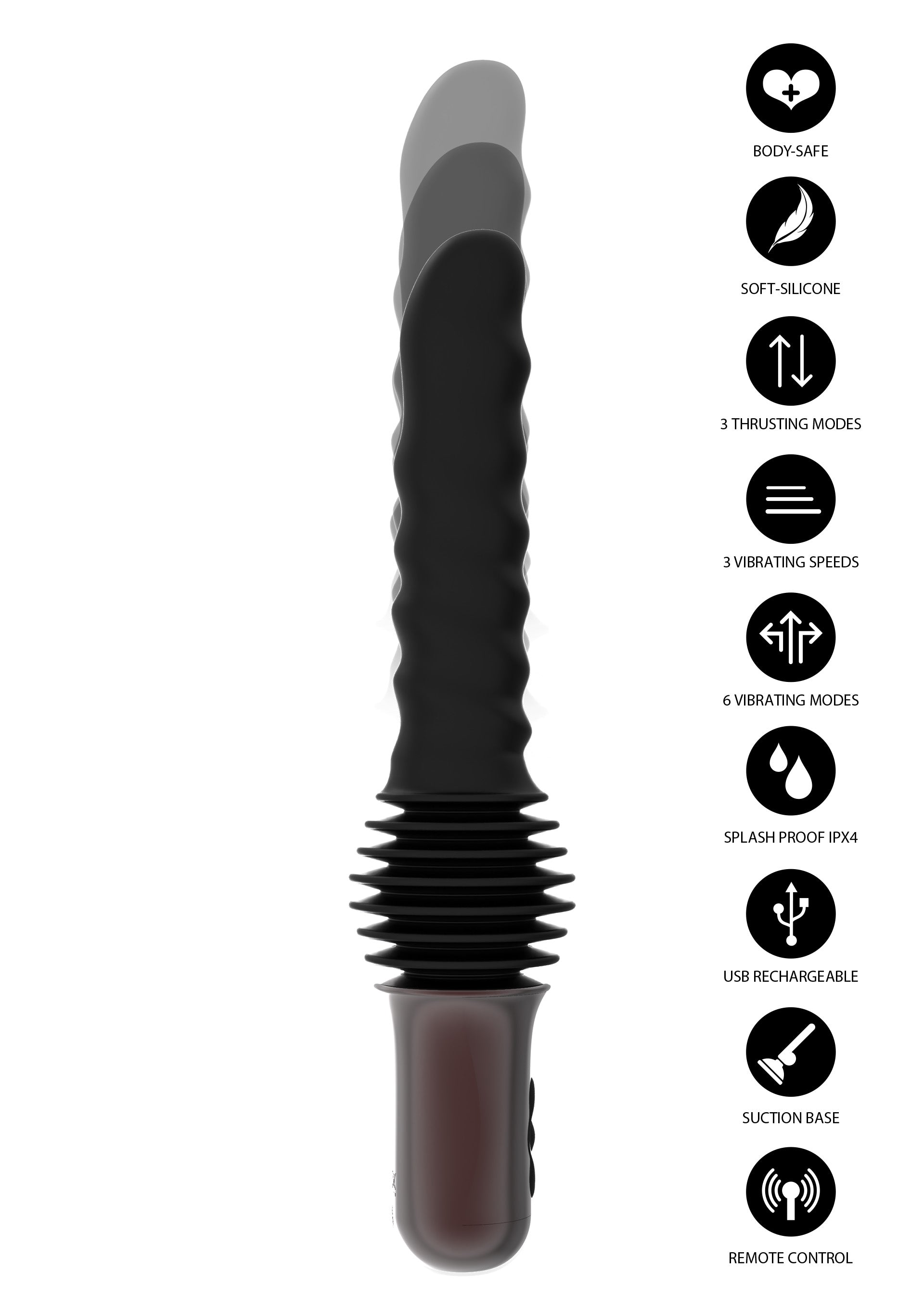 Anal Power Thrusting Vibrator