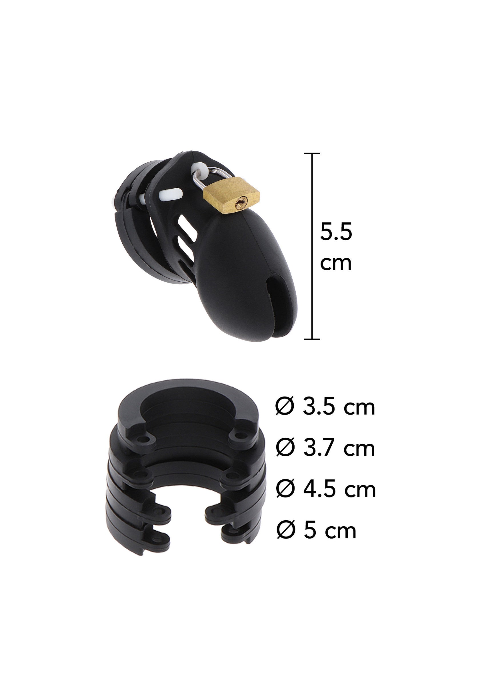 Chastity Cock Cage Silicone Small