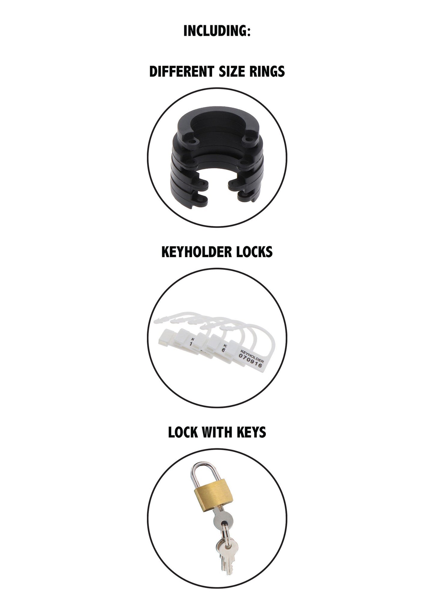 Chastity Cock Cage Silicone Large