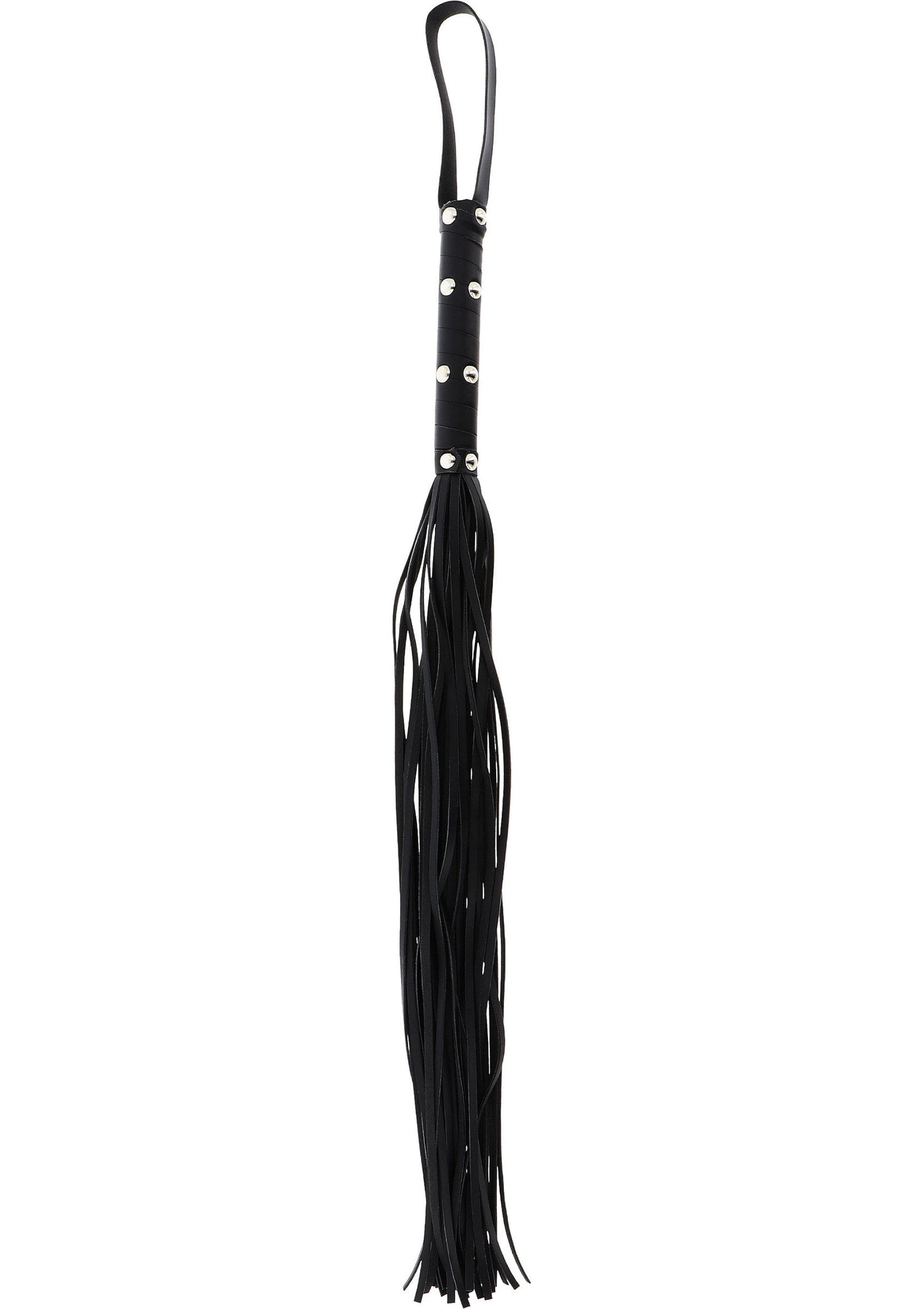 Long Studded Flogger Whip
