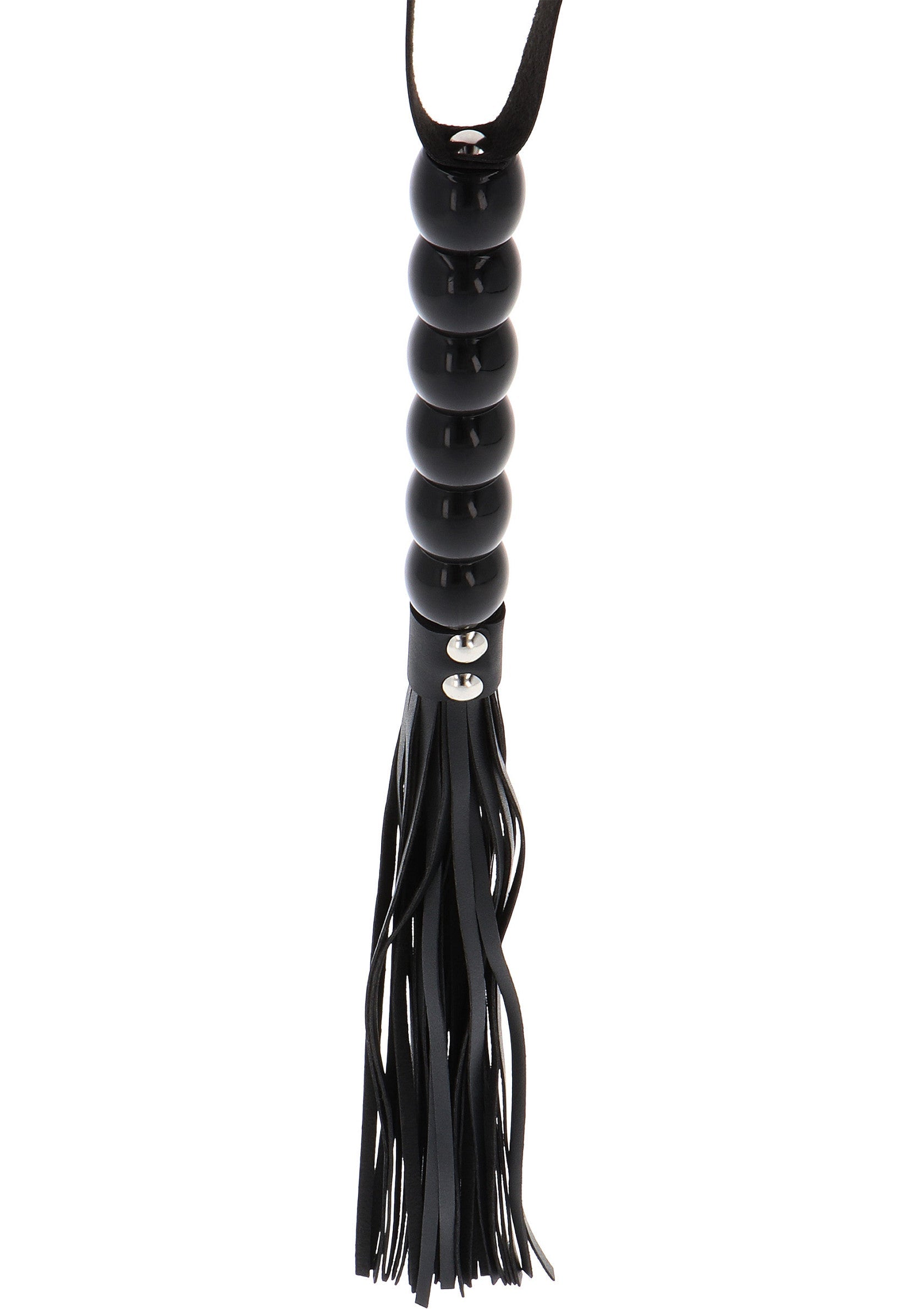 Long Beaded Flogger Whip