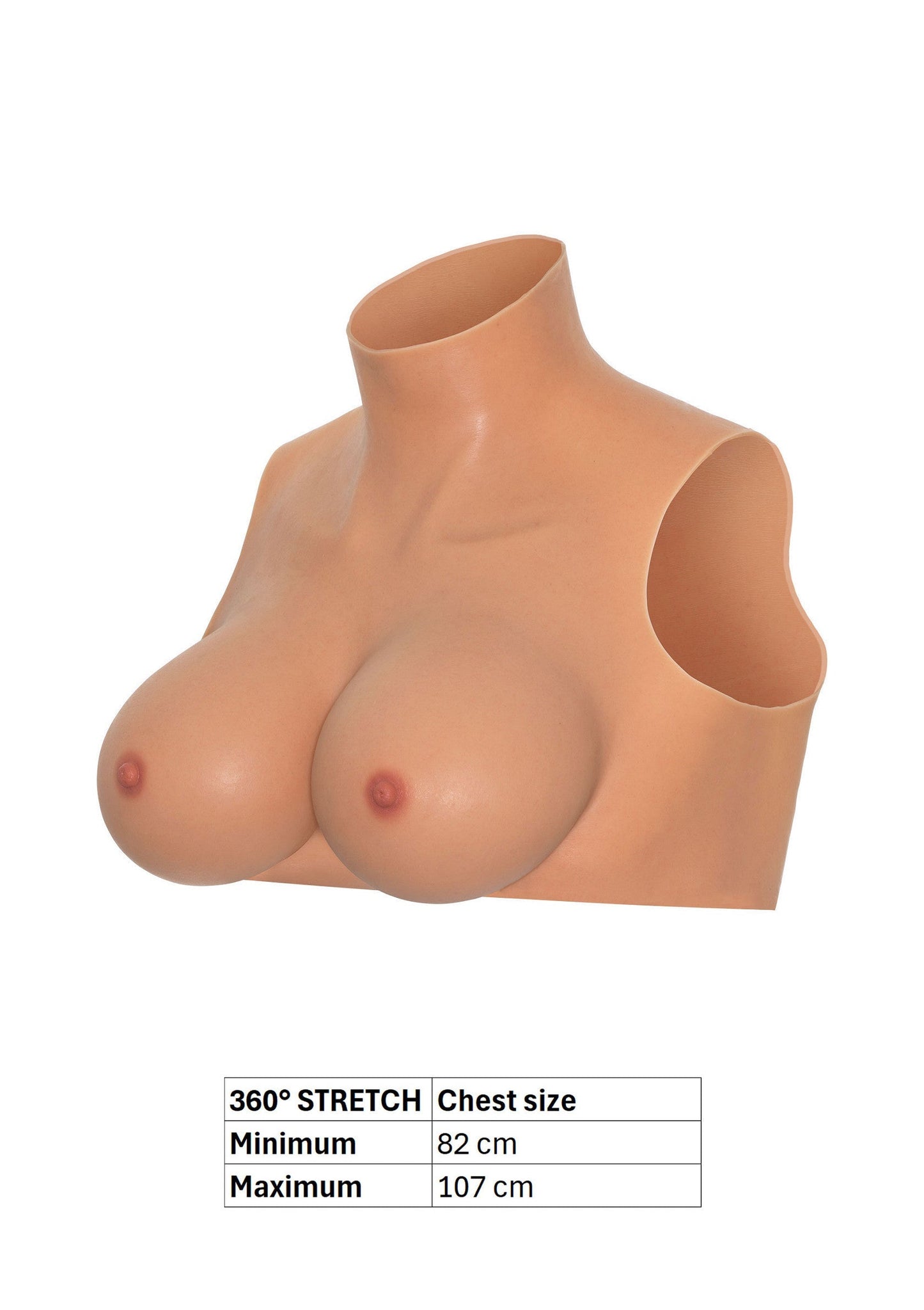 Wearable Breasts Crop Top D Cup