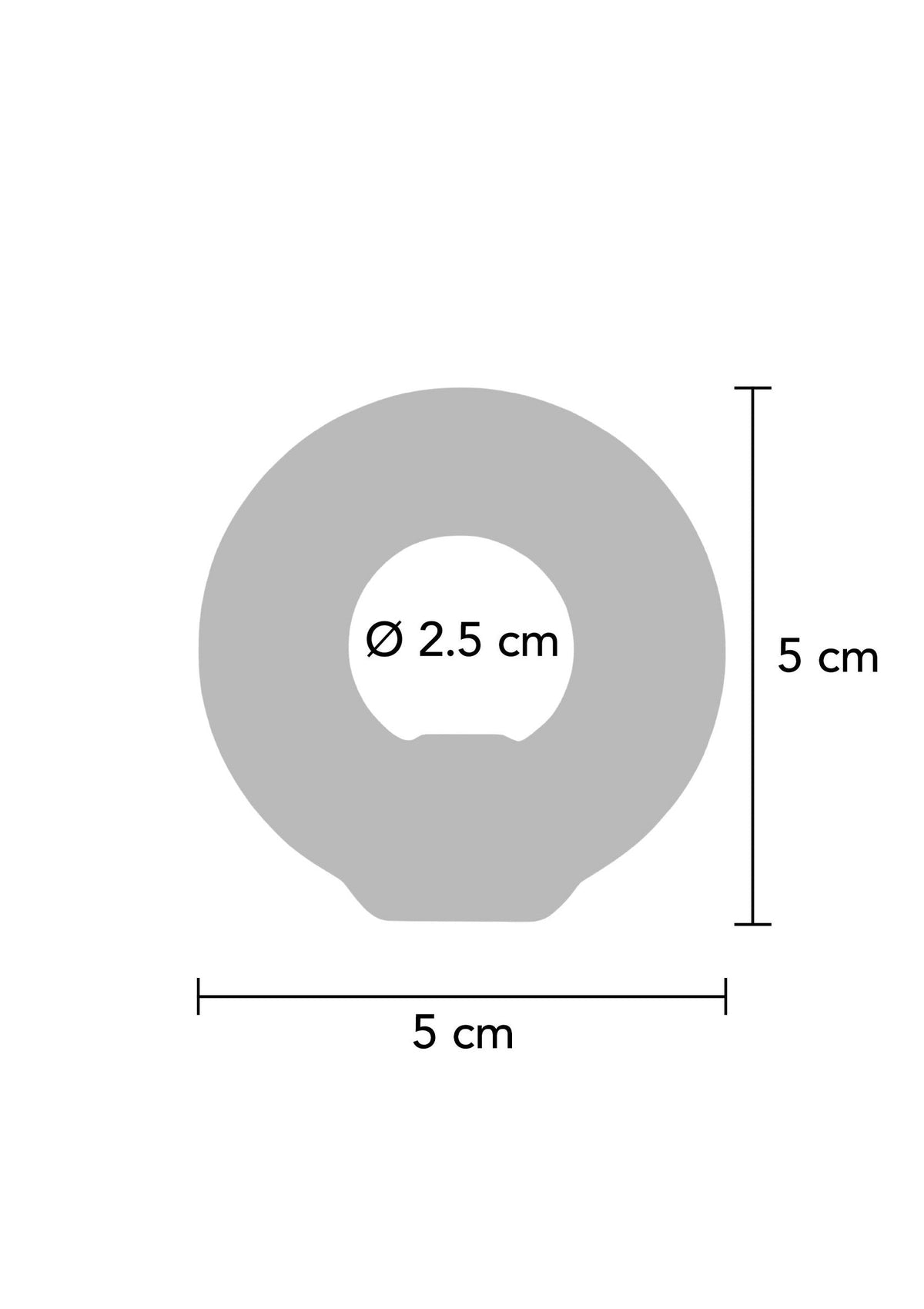 Soft Silicone Stud C-Ring