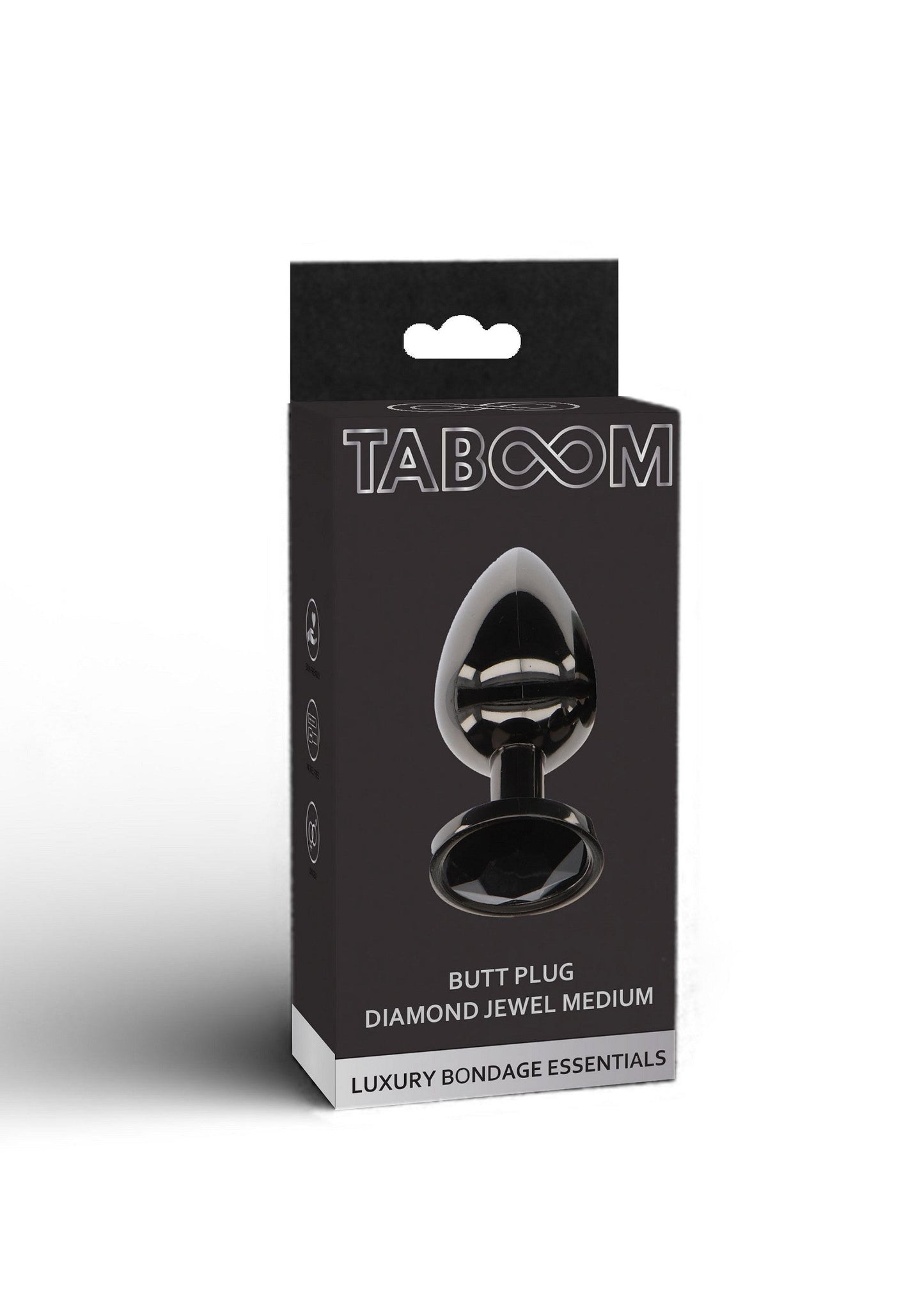 Butt Plug With Diamond Jewel M