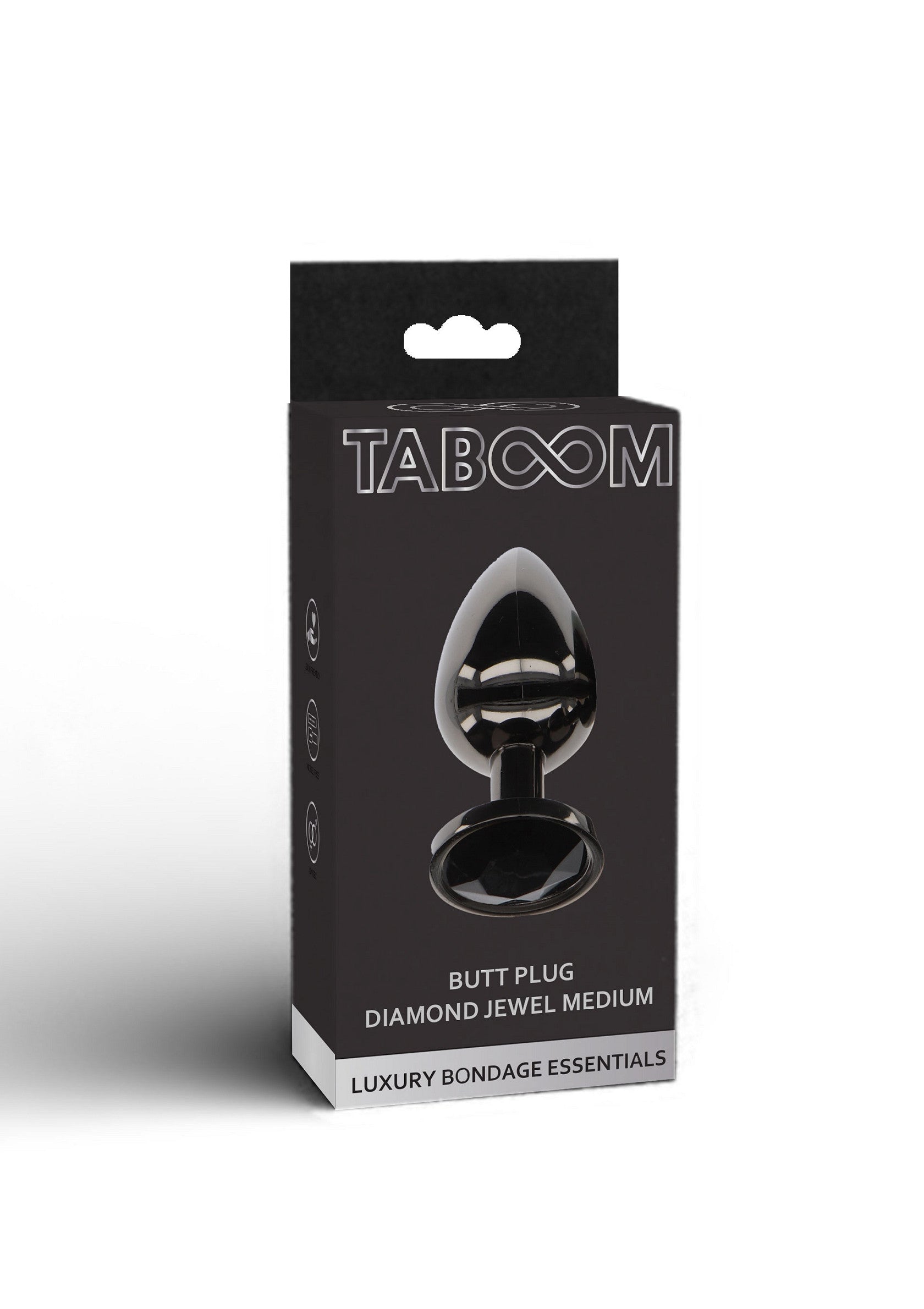 Butt Plug With Diamond Jewel M