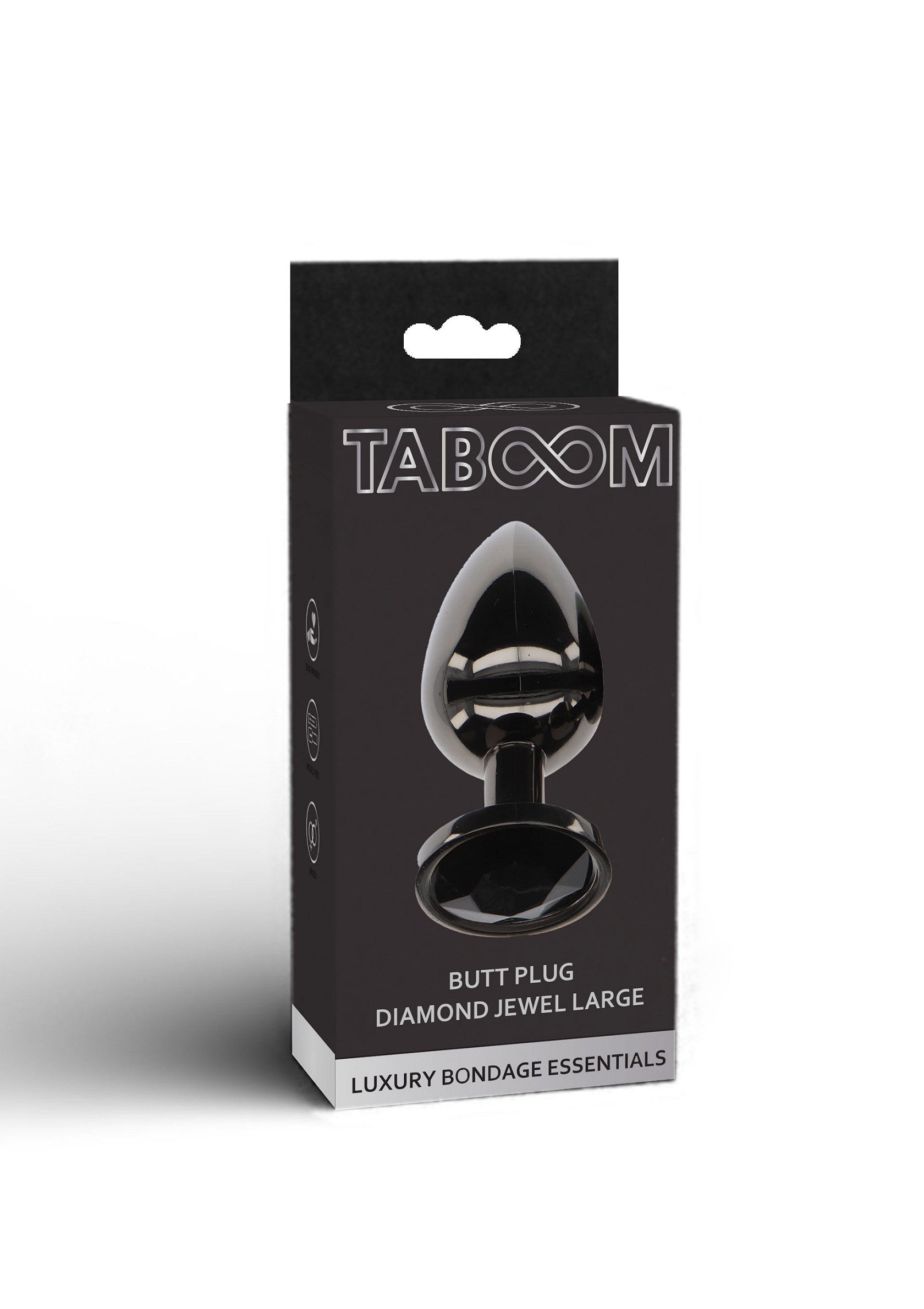 Butt Plug With Diamond Jewel L