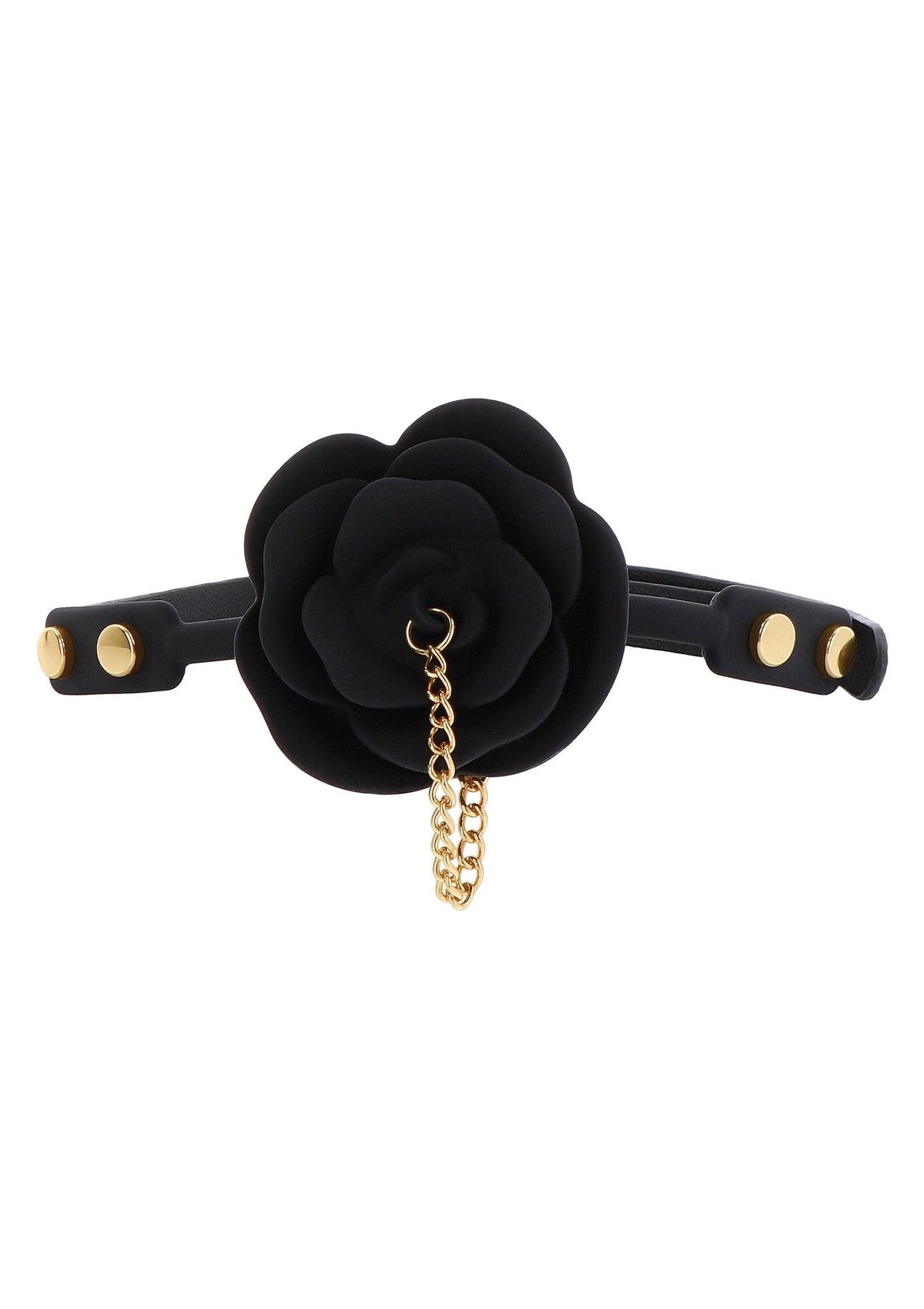 Rose Ball Gag with Plug