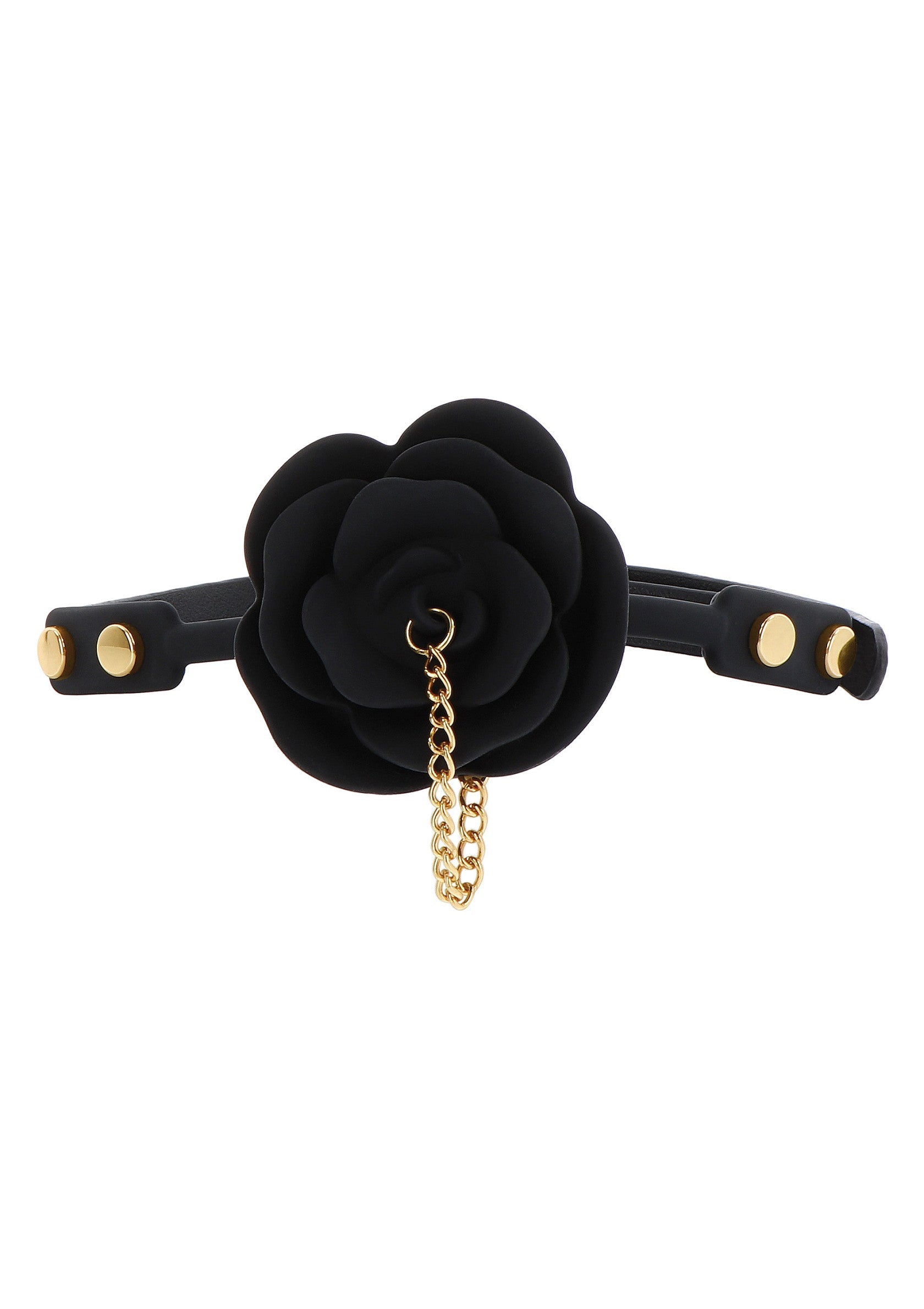 Rose Ball Gag with Plug
