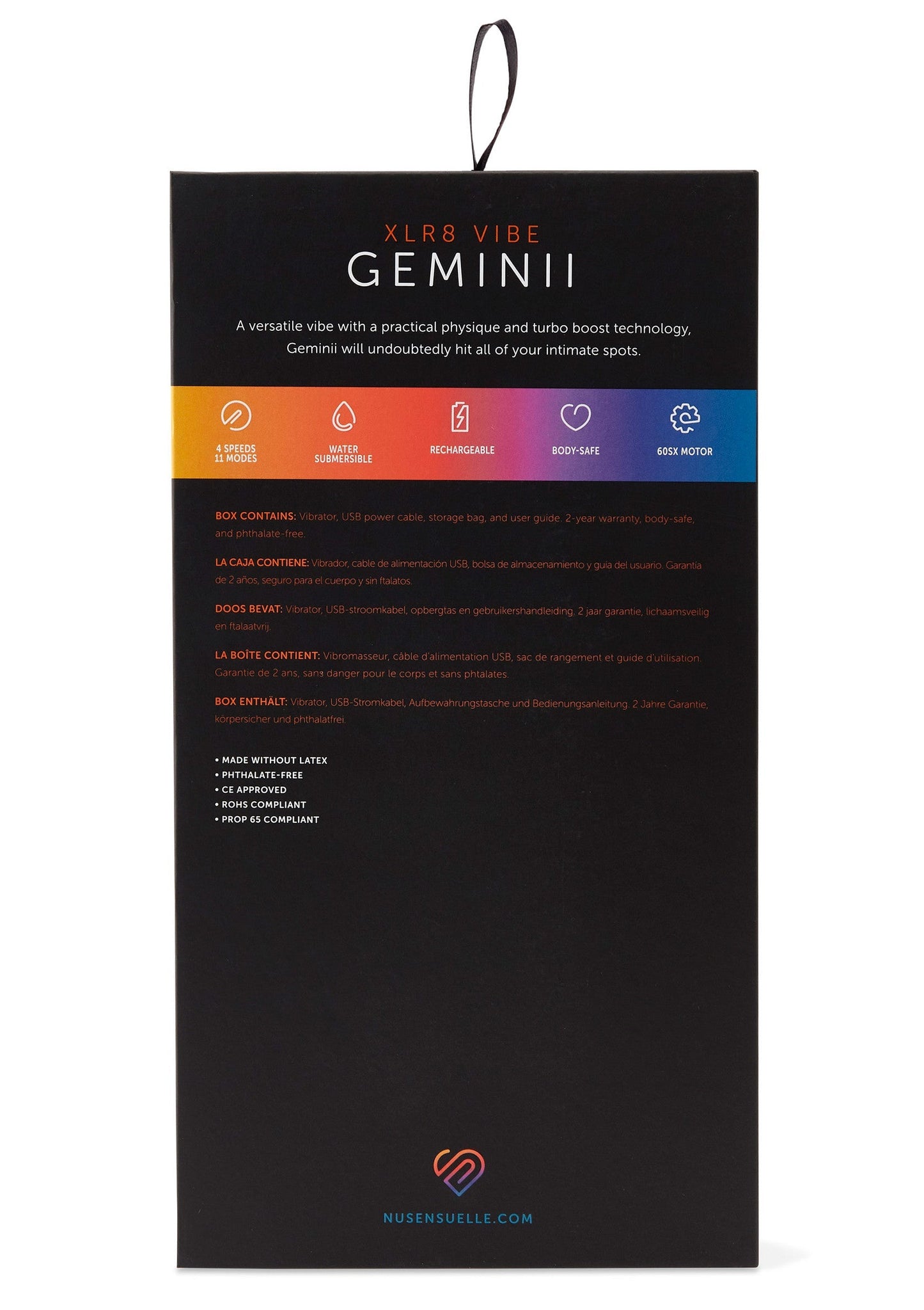 Geminii XLR8 Vibrator