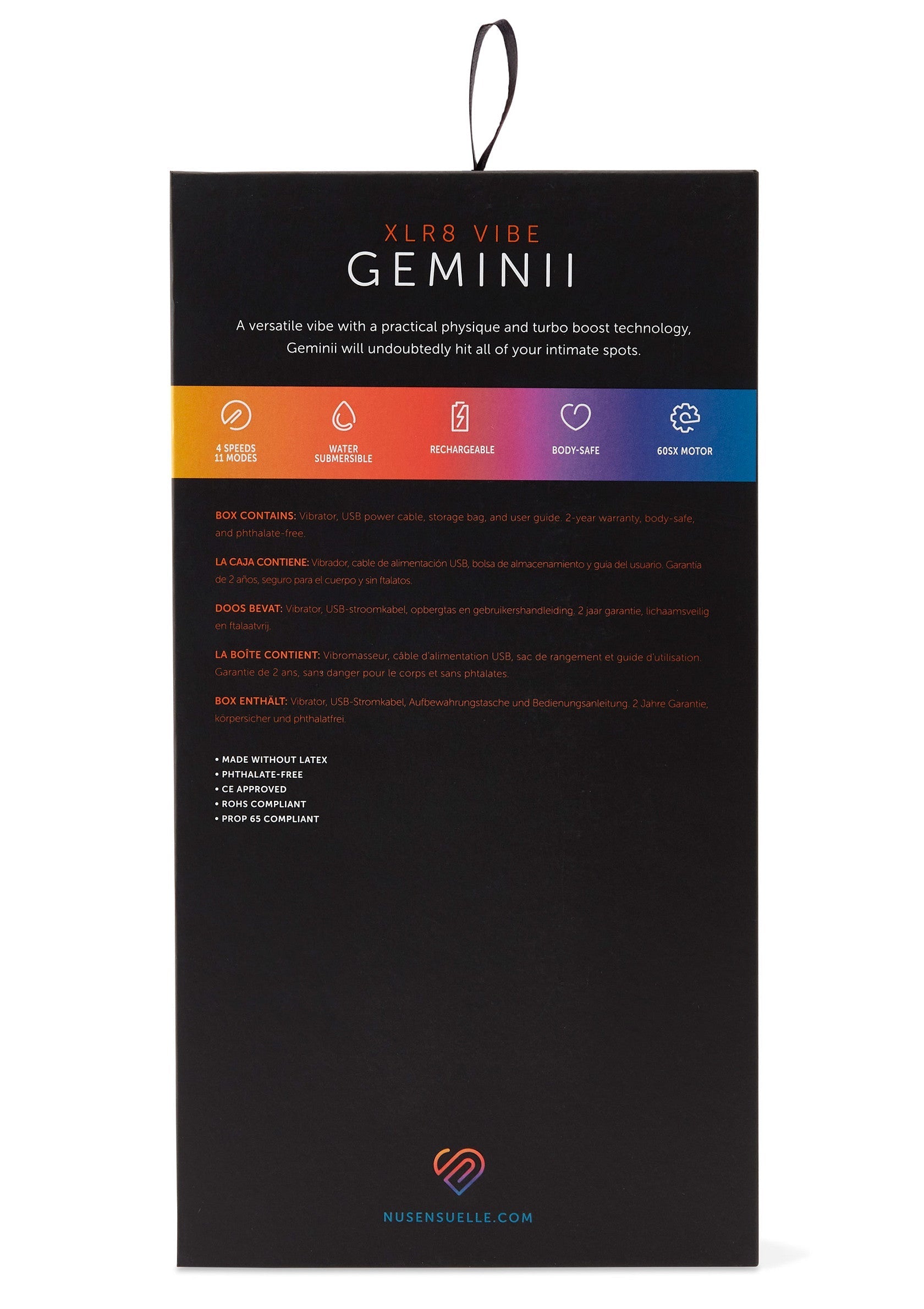 Geminii XLR8 Vibrator
