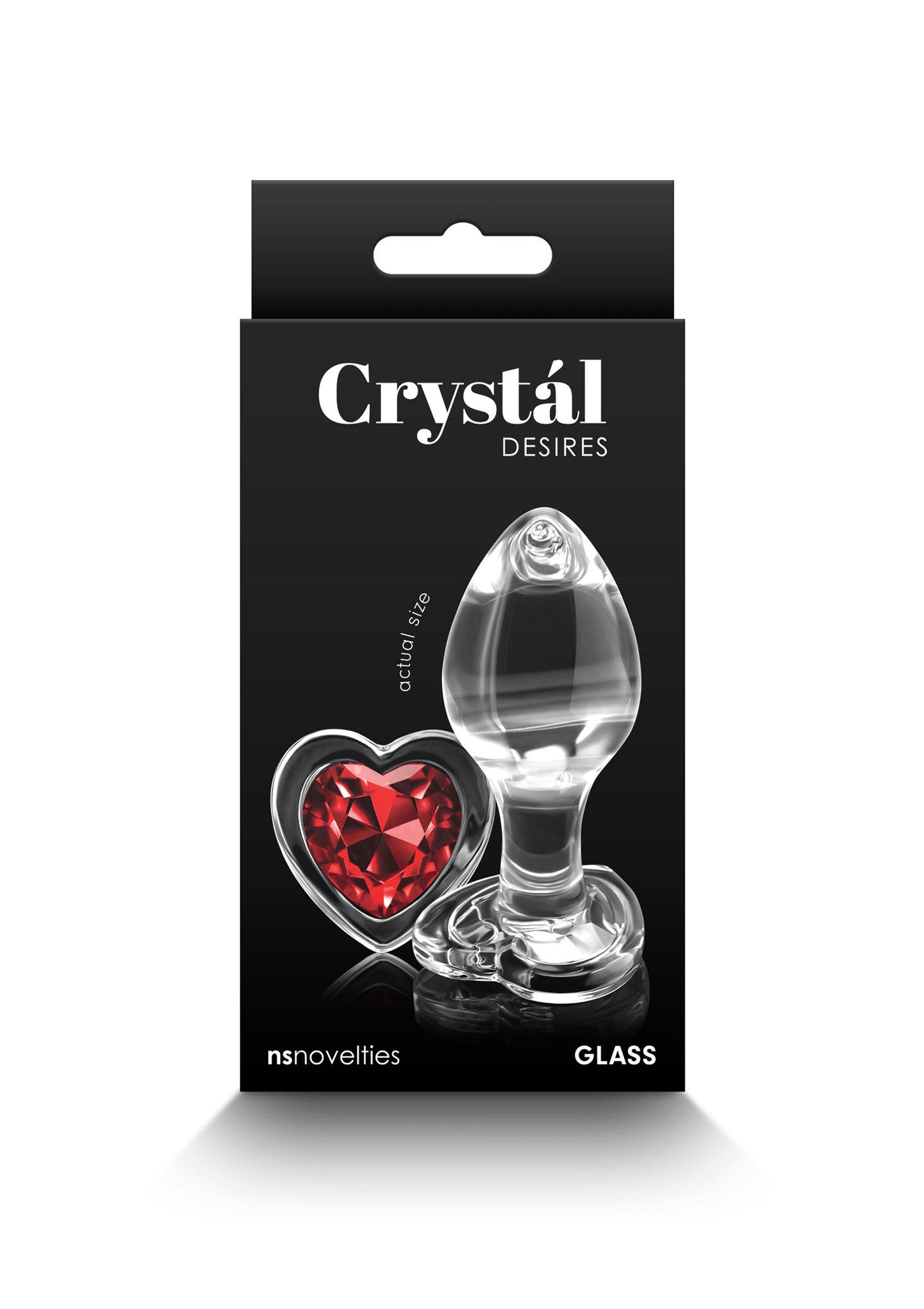 Crystal Desires Red Heart Medium
