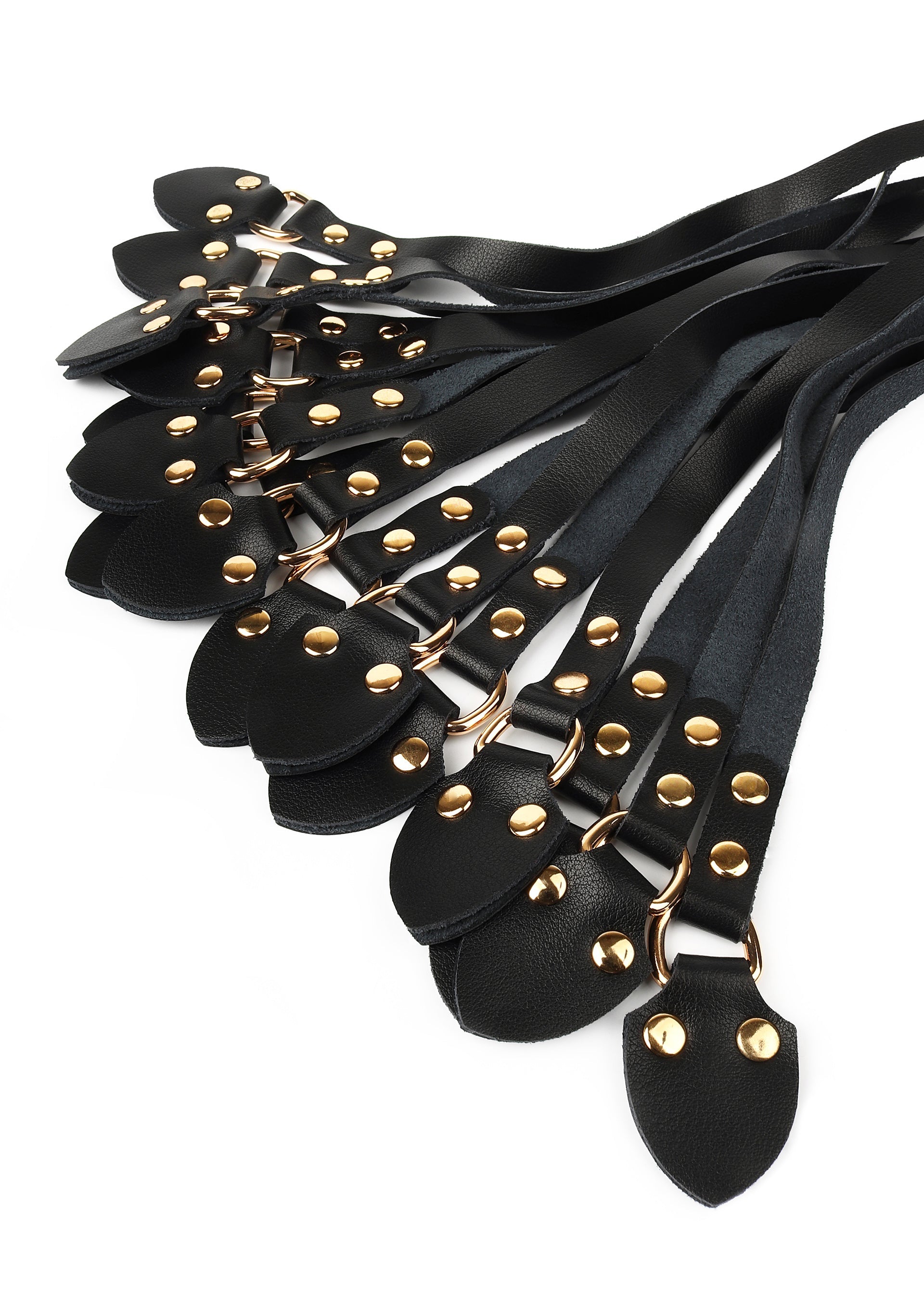 Leather Cat-o-Nine Whip